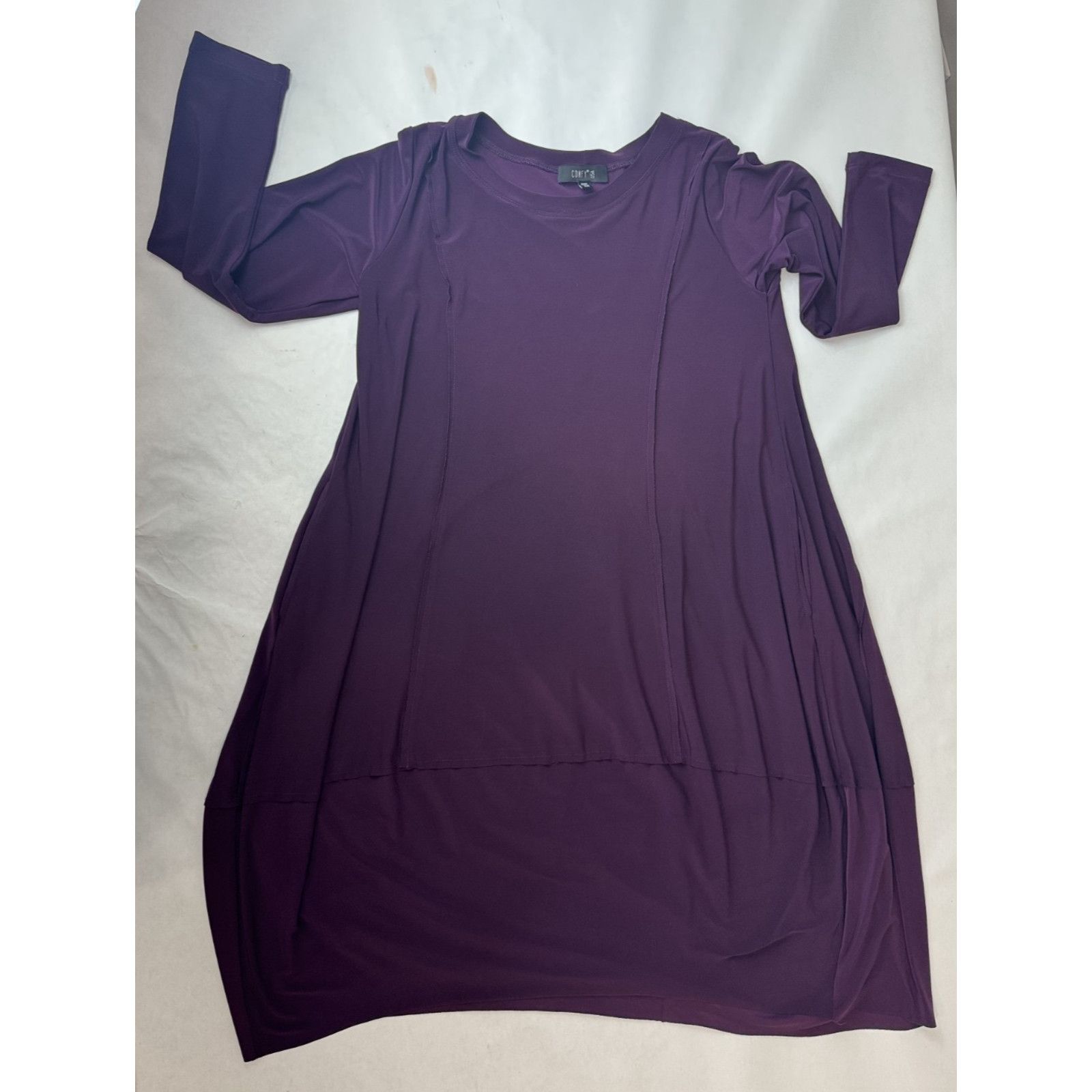 Other Comfy USA Purple Long Sleeve Cocoon Midi Dress XS USA Size XS / US 0-2 / IT 36-38 - 1 Thumbnail