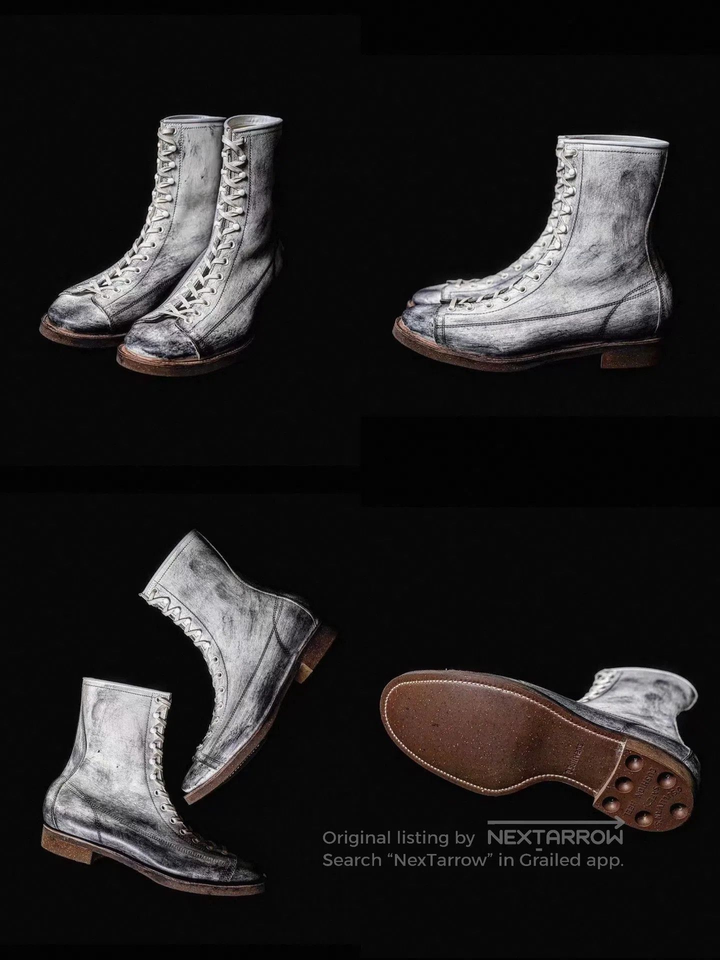 Clinch Boots Clinch Gary White Horsehide Boots. Size US 9.5 / EU 42-43 - 2 Thumbnail