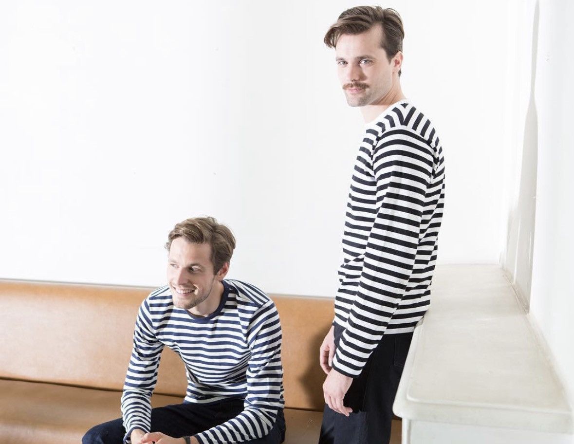 agnes b. VINTAGE AGNES B. STRIPE LONGSLEEVE TEE💥 Size US M / EU 48-50 / 2 - 16 Thumbnail