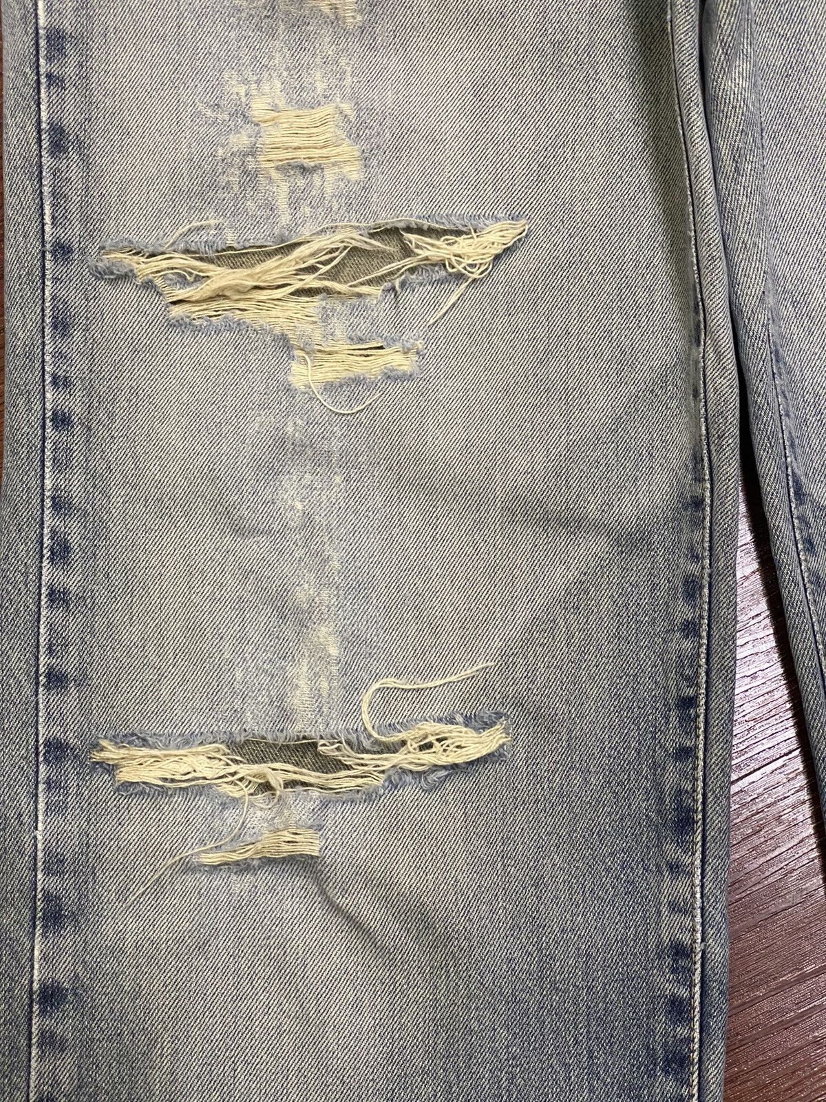Edwin Vintage Edwin US CLASSIC Faded Wash Destroyer Loose Jeans Size US 32 / EU 48 - 7 Thumbnail