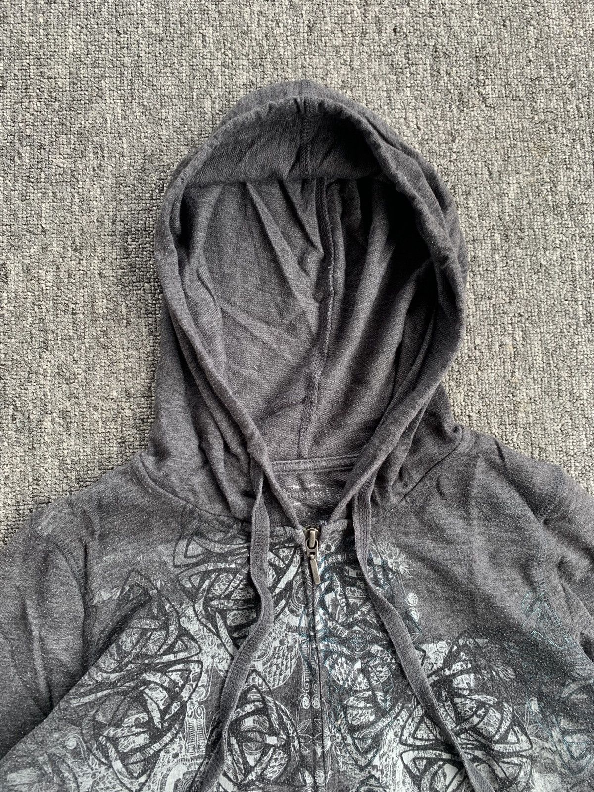 Japanese Brand Maurice Crazy Gothic Poem Punk Rock Hoodie Size M / US 6-8 / IT 42-44 - 2 Thumbnail