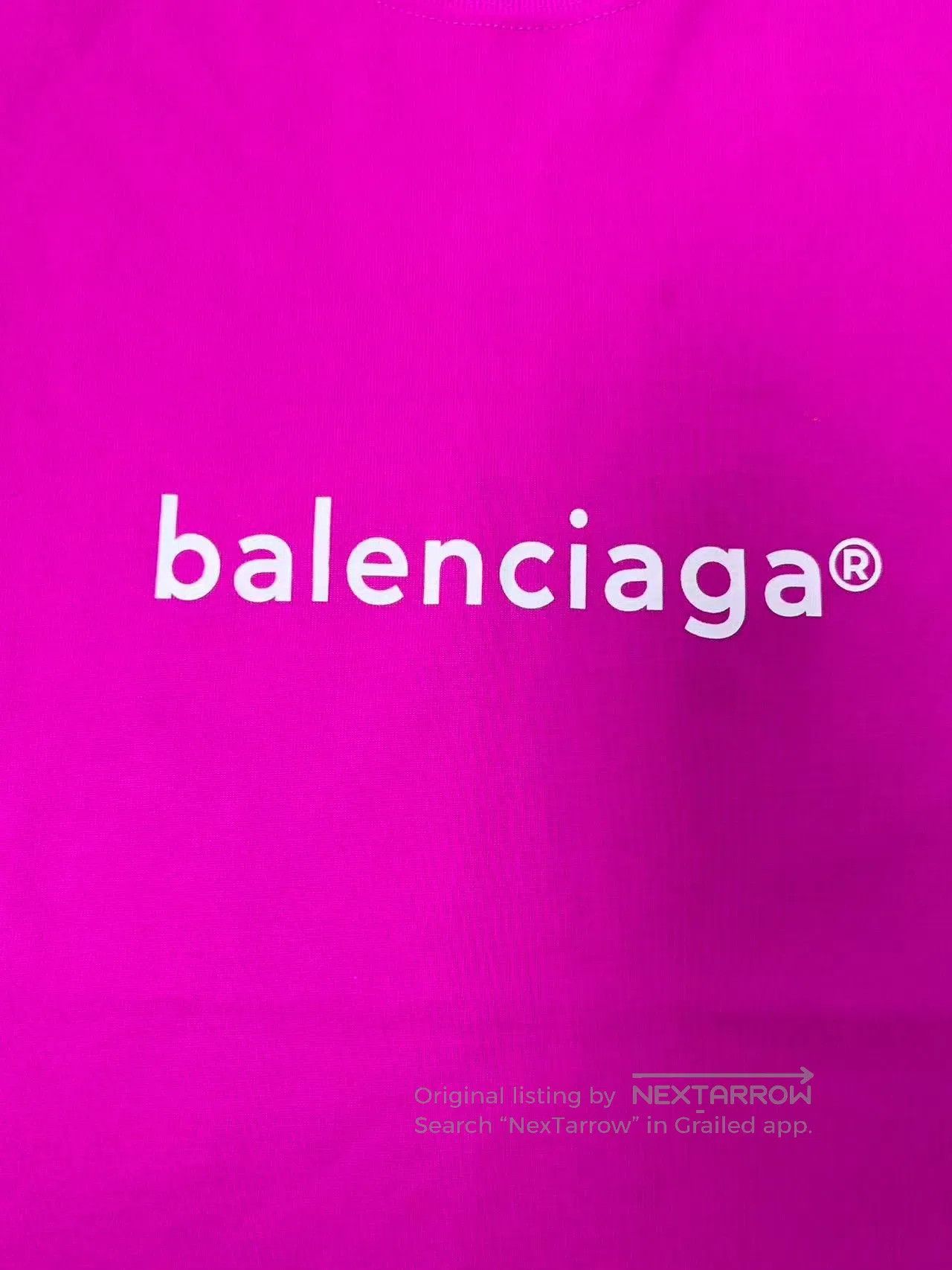 Balenciaga Balenciaga Logo Print Crew Neck T-Shirt. Size XS / US 0-2 / IT 36-38 - 3 Thumbnail