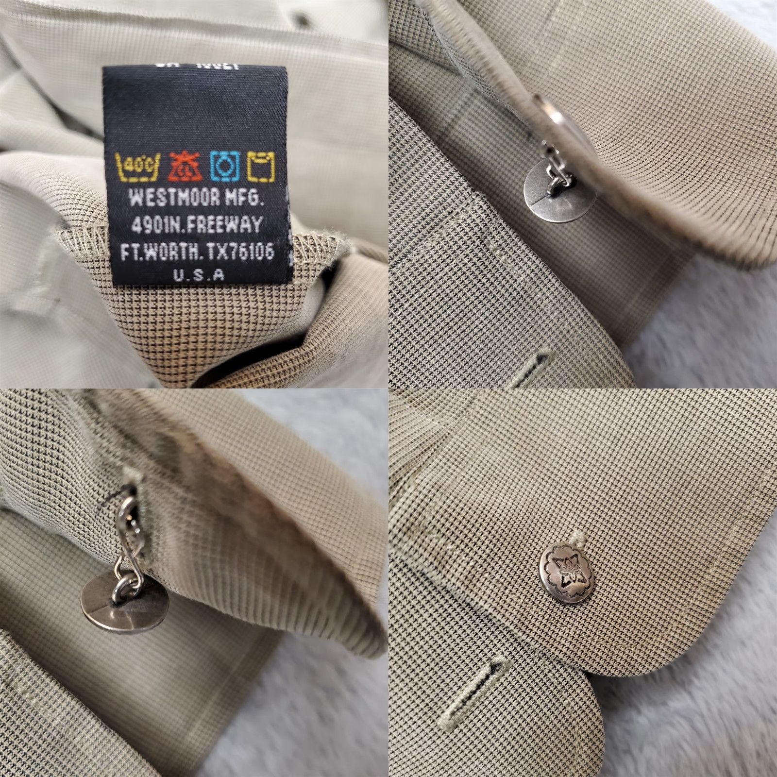 Vintage VINTAGE Panhandle Slim Shirt Mens XL Brown Button Long Sleeve Western Sundown Size US XL / EU 56 / 4 - 8 Thumbnail