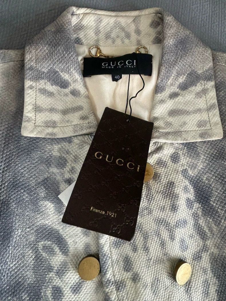 Gucci Gucci Snake Print Leather Jacket-2505 Size US M / EU 48-50 / 2 - 4 Thumbnail