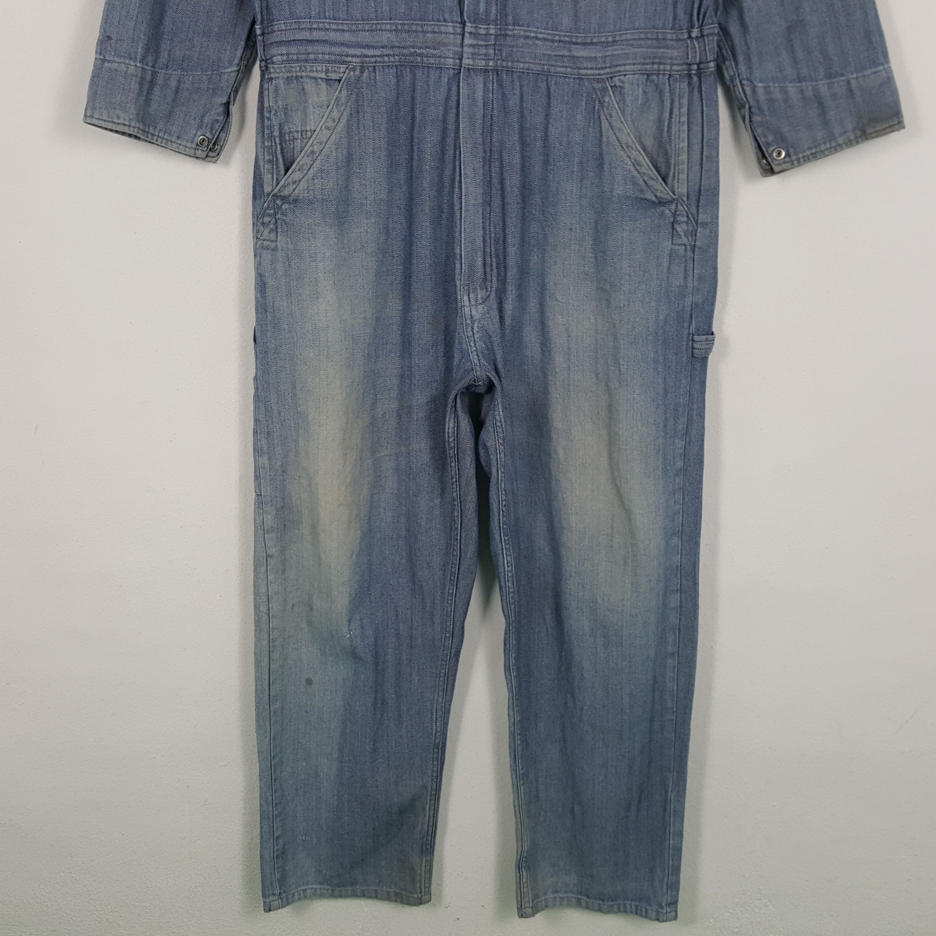 Dickies × Stussy × Vintage Vintage DICKIES x STUSSY Streetwear Skate Custom Coverall Size US XL / EU 56 / 4 - 6 Thumbnail