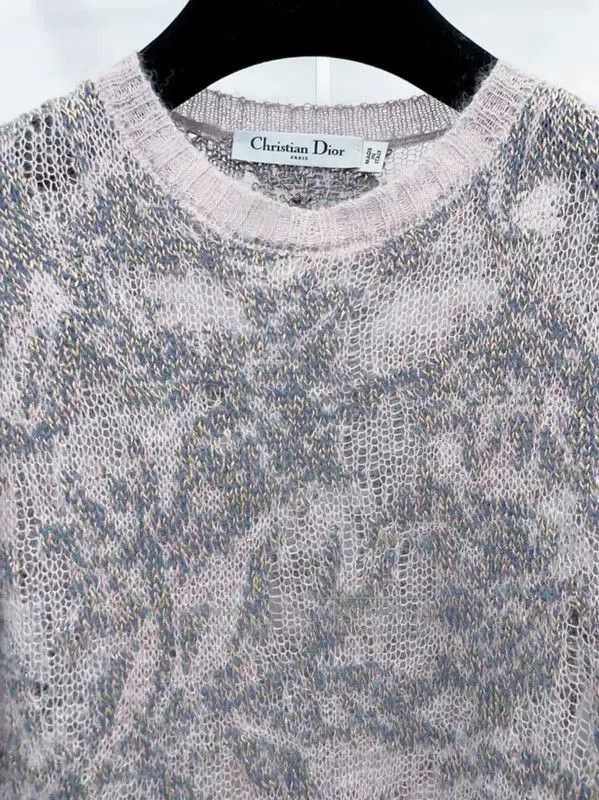 Dior Dior Pink Cashmere Blend Long Sleeve Sweater . Size S / US 4 / IT 40 - 4 Thumbnail