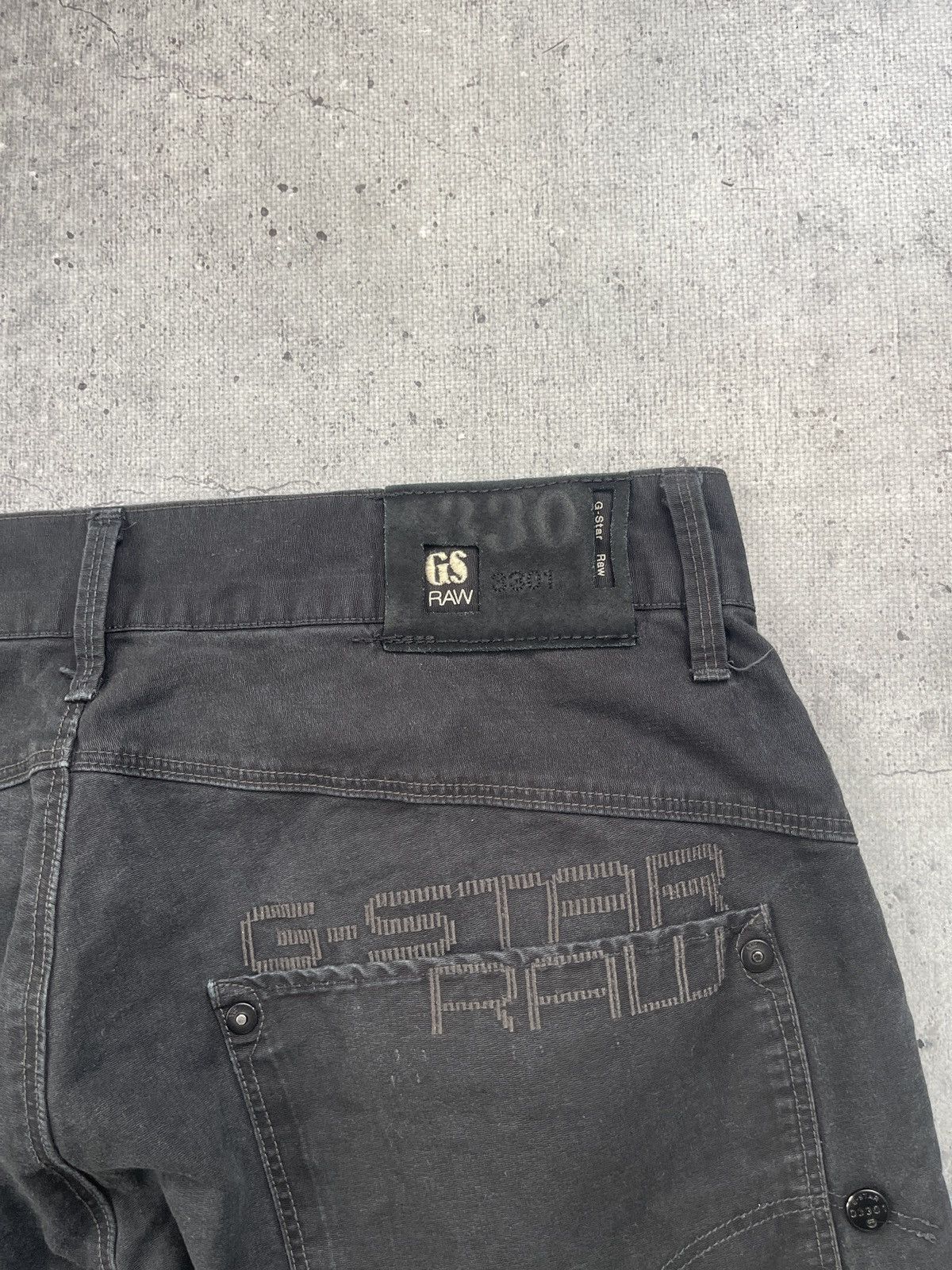 G-Star × Japanese Brand Vintage pants G Star Raw y2k denim flared baggy Japan style Size US 34 / EU 50 - 3 Thumbnail