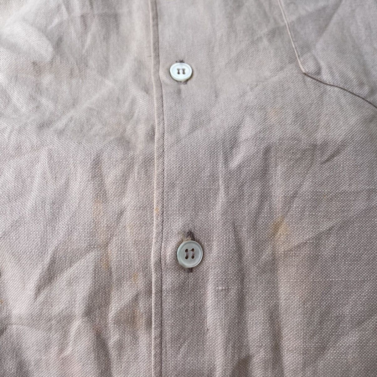 Comme des Garcons × Junya Watanabe × Rei Kawakubo 🔥🇯🇵S12054 Comme Des Garcons Cream Colour Buttons Shirts Size US S / EU 44-46 / 1 - 6 Thumbnail