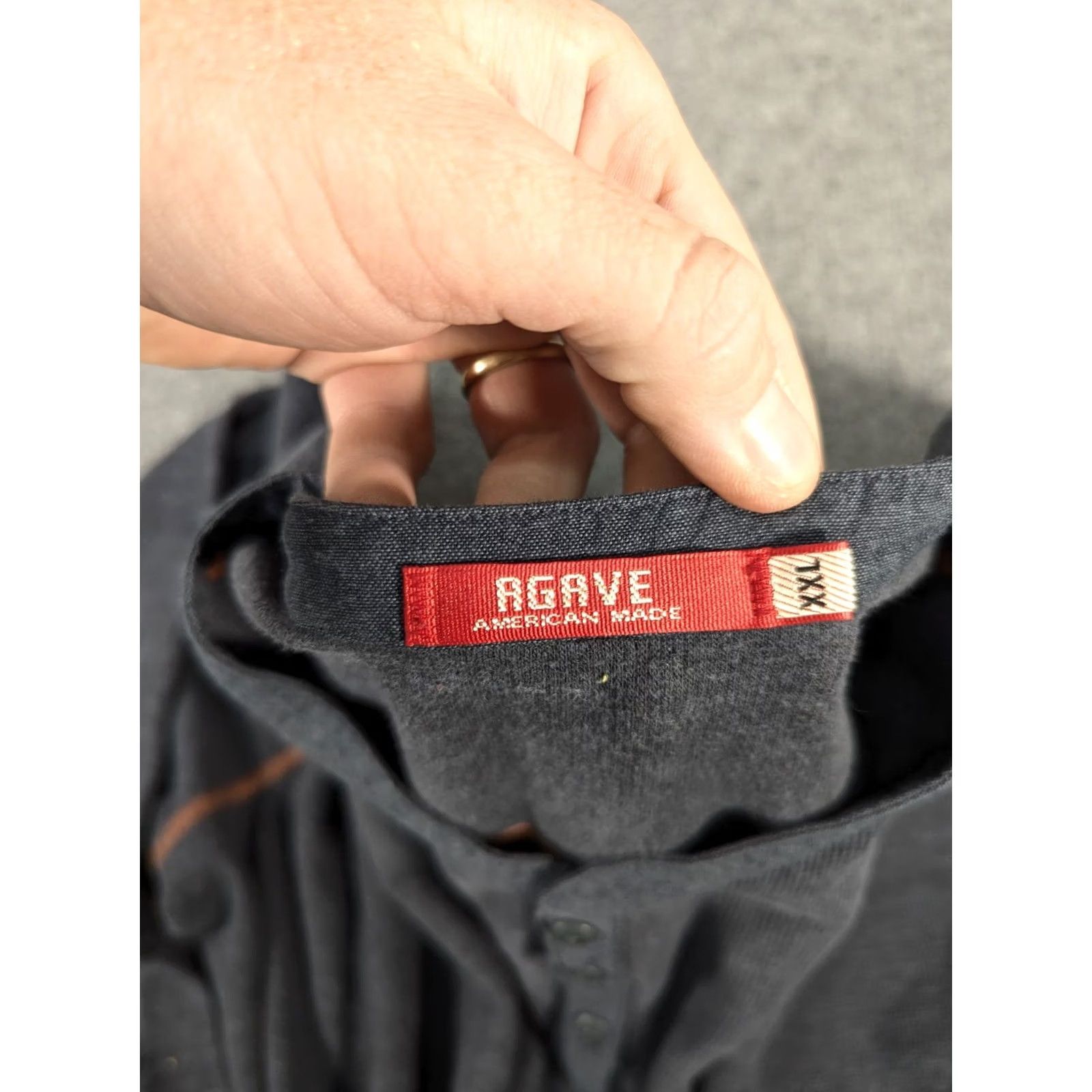 Vintage Agave Desperado - Thermal Long Sleeve Shirt 2XL Cotton - USA Knit Size US XXL / EU 58 / 5 - 4 Thumbnail