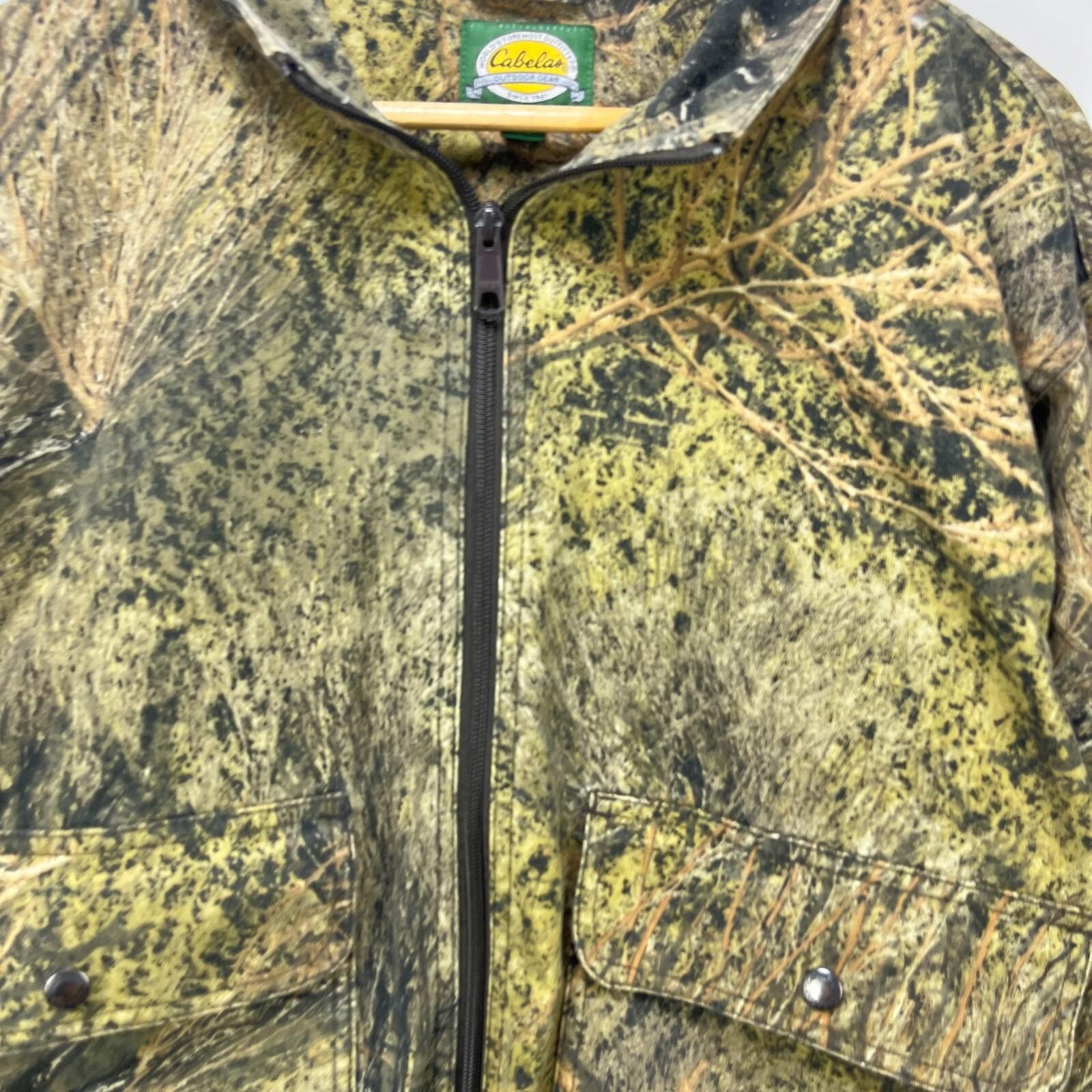 Cabelas Vintage Tree Camo Harrington Cabelas Jacket Hunting Medium Size ONE SIZE - 3 Thumbnail