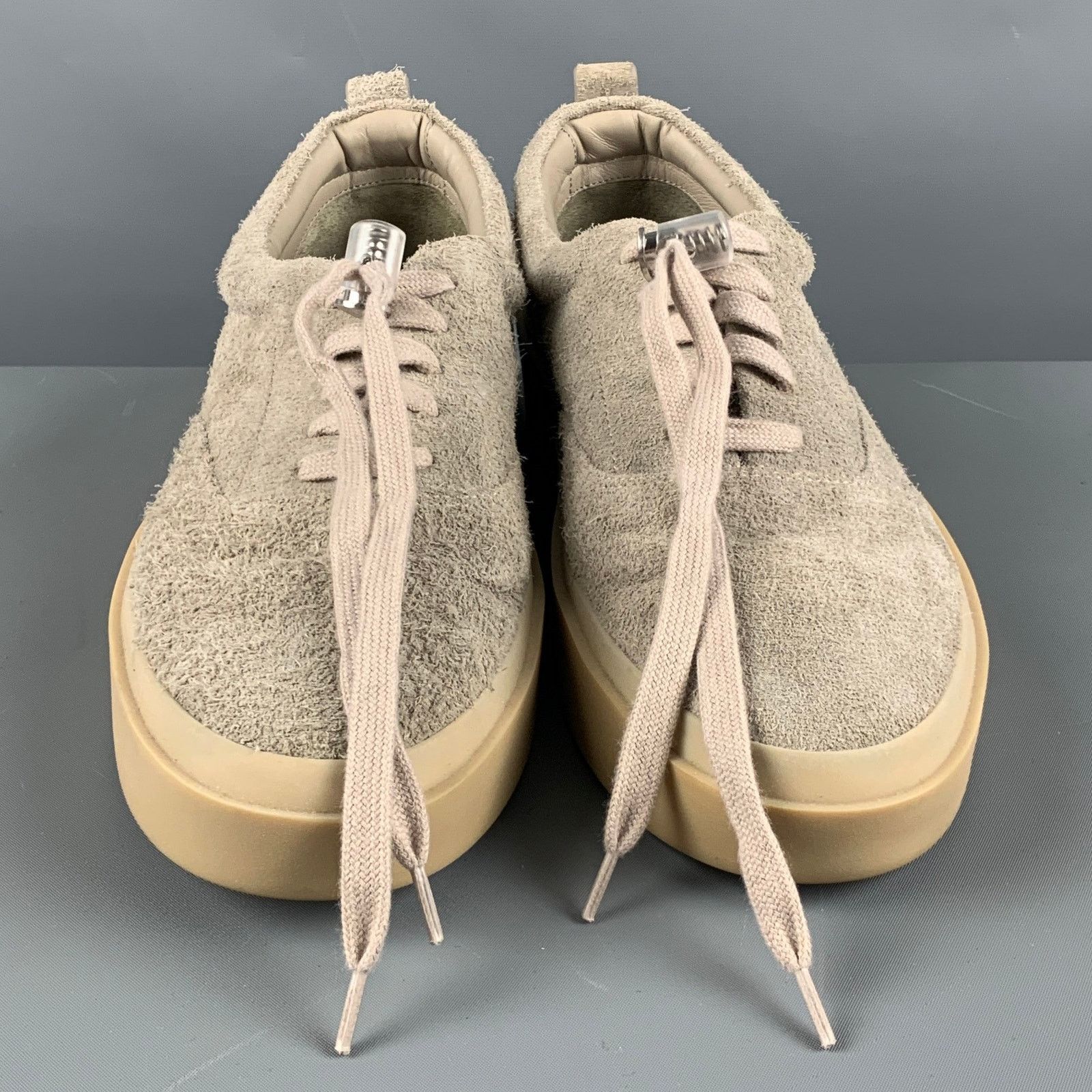 Fear of God FEAR OF GOD Size 11 Grey Textured Suede Lace Up Sneakers Size US 11 / EU 44 - 4 Thumbnail