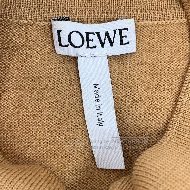 Loewe Loewe Brown logo embroidered wool collar single-breasted l Size XS / US 0-2 / IT 36-38 - 6 Thumbnail
