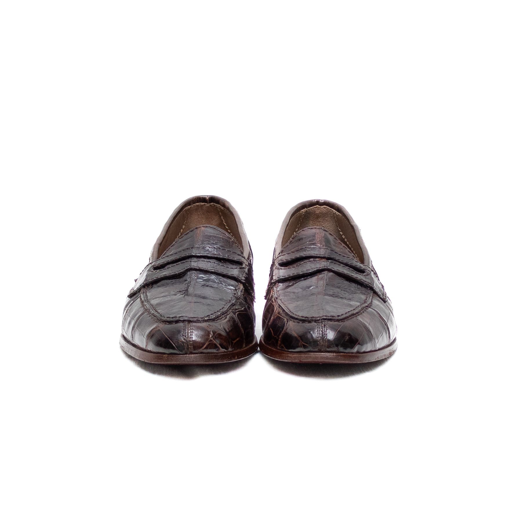 Bruno Magli Bruno Magli Genuine Brown Crocodile Loafers – Size 10.5 M Size US 10.5 / EU 43-44 - 4 Thumbnail