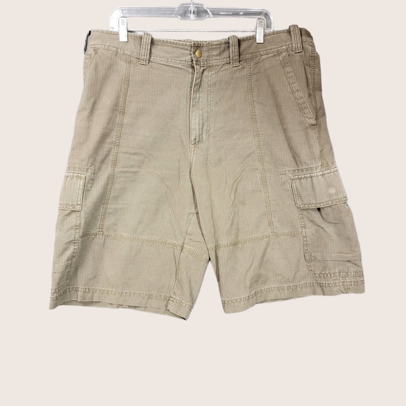 Eddie Bauer Eddie Bauer Shorts Mens 38 Green Cargo Multi Pocket Cotton Outdoor Hiking Size US 38 / EU 54 - 1 Thumbnail