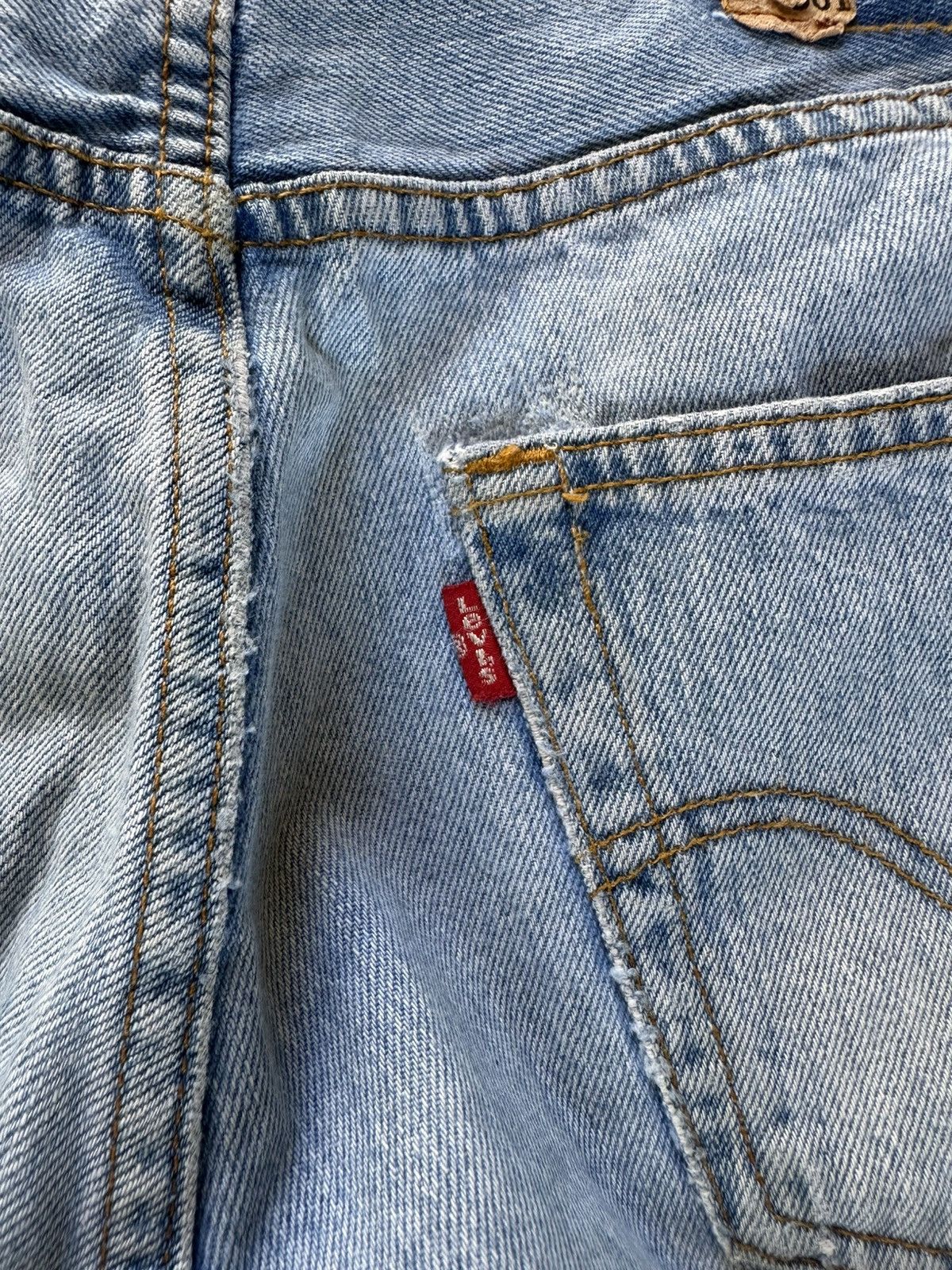 Levi's Vintage Clothing W32 L31 🔥🔥 Vintage Y2K LEVI’S 501 Blue Washed Denim Pants Size US 32 / EU 48 - 12 Thumbnail