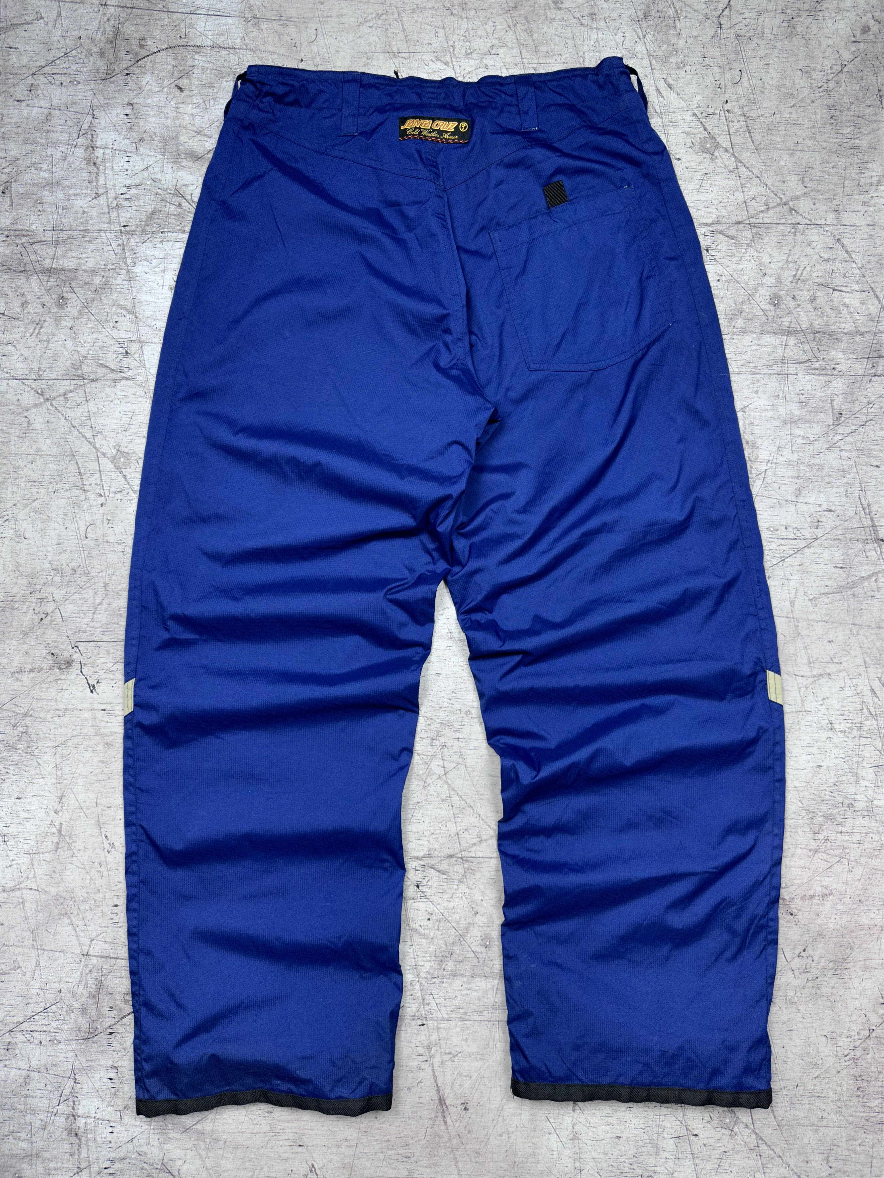Santa Cruz Skateboards Santa Cruz Vintage Mens Ski Snowboard Pants Size US 34 / EU 50 - 7 Thumbnail
