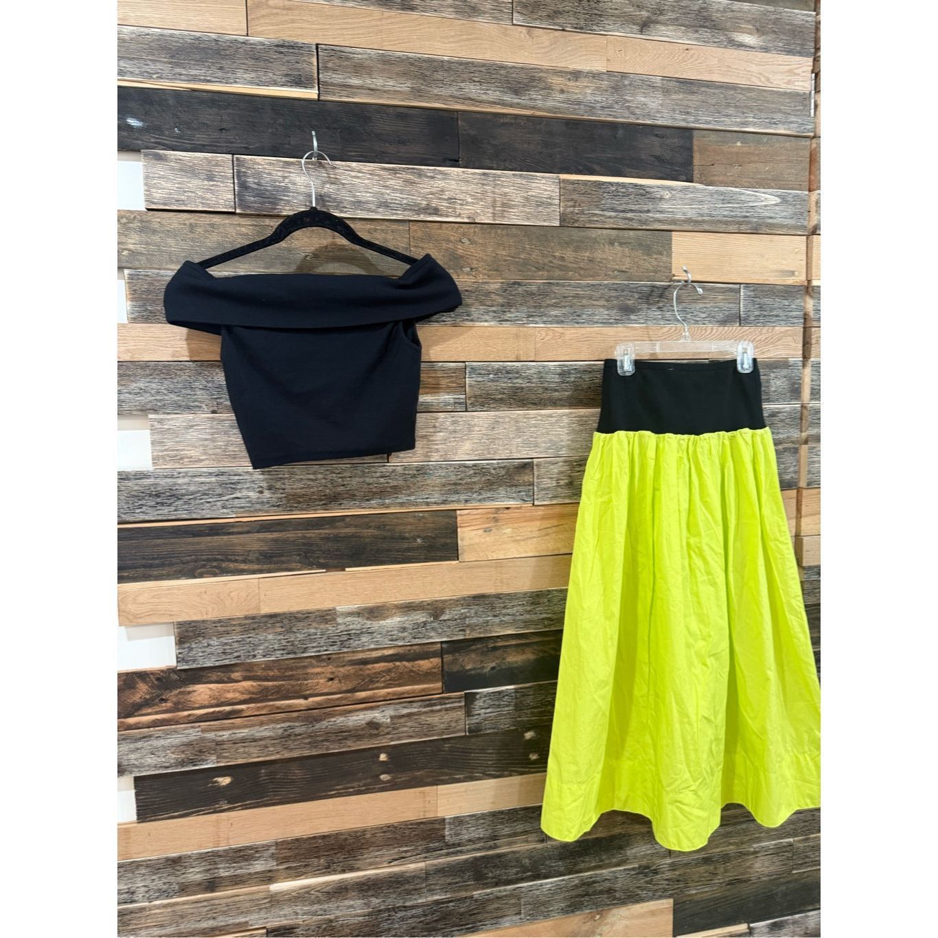 Free People FREE PEOPLE NWOT Cooler In Capri Set Black Combo stretchy Sz Size XS / US 0-2 / IT 36-38 - 3 Thumbnail