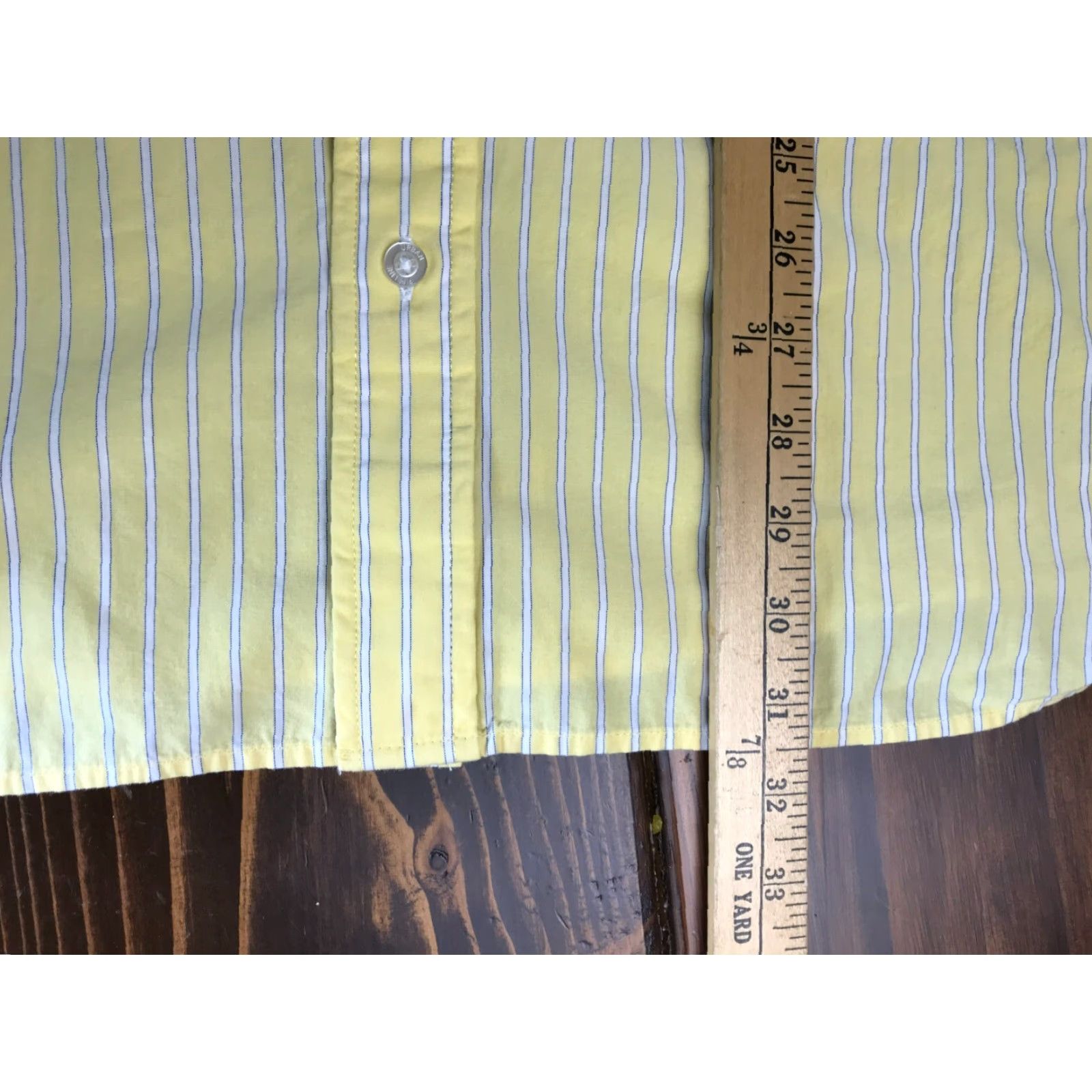 Vintage Urban Pipeline Shirt, Men's Large, Striped, Button Up, White Yellow, NWT Size US L / EU 52-54 / 3 - 4 Thumbnail