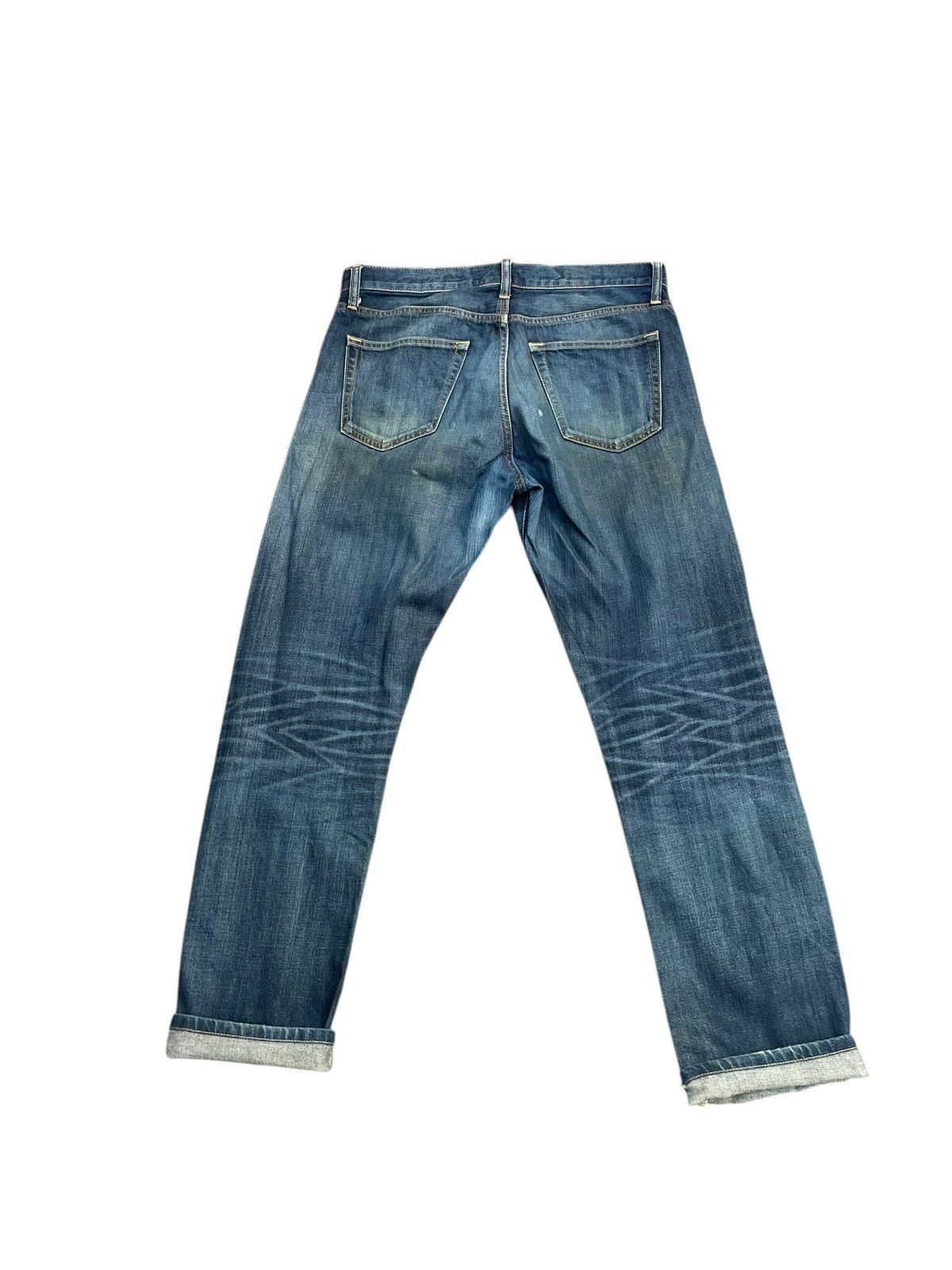 Japanese Brand Uniqlo Redline Selvedge Denim Size US 35 - 6 Thumbnail