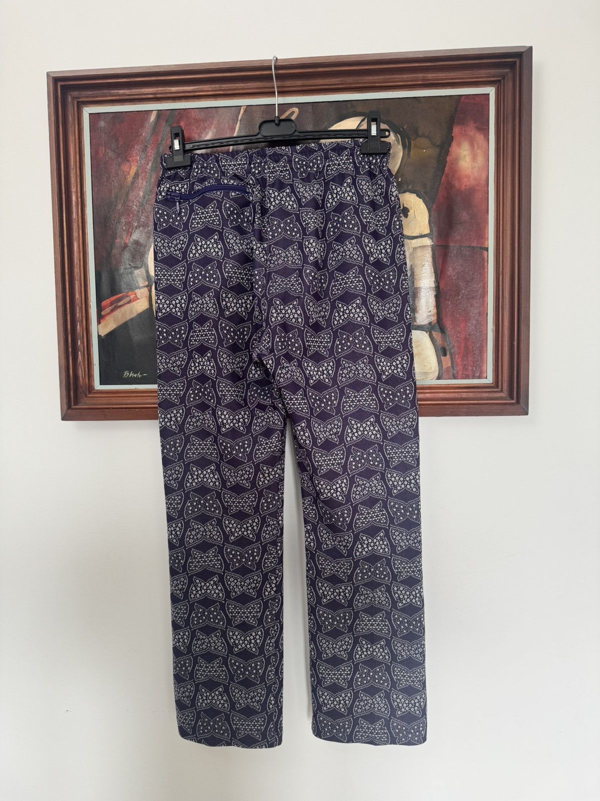 Needles Needles Track Pants Japanese Brand FullPrint Butterfly Rare Size US 30 / EU 46 - 3 Thumbnail