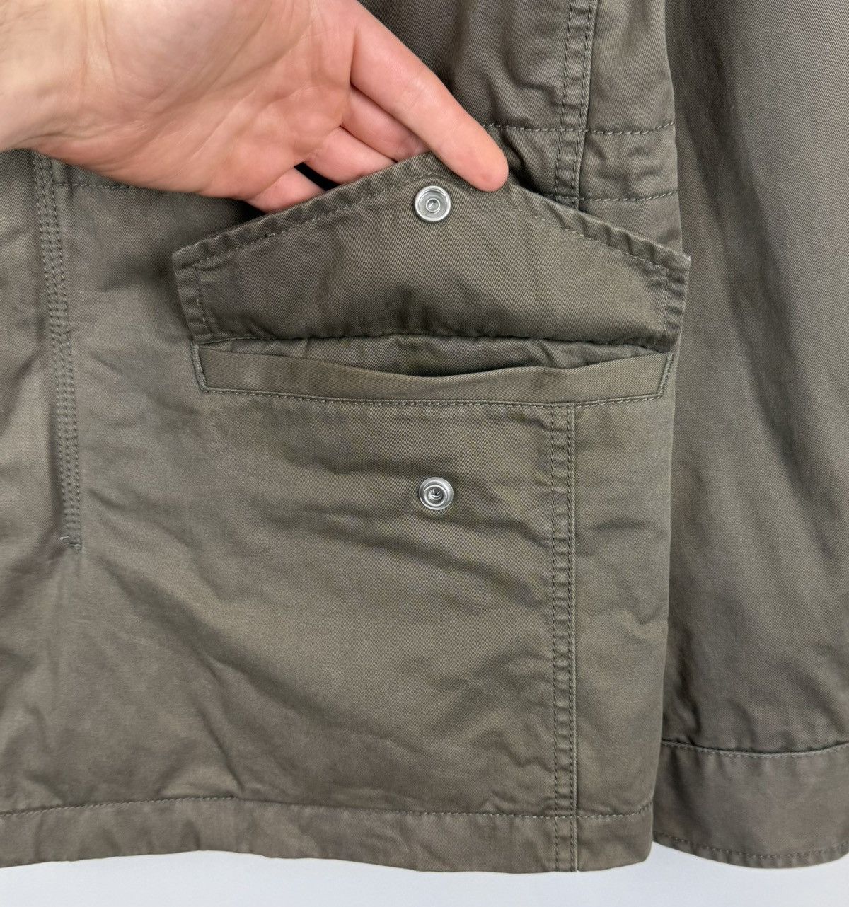 Allsaints Allsaints Cote Jacket Field M-65 Style Military Coat Khaki Size US L / EU 52-54 / 3 - 7 Thumbnail