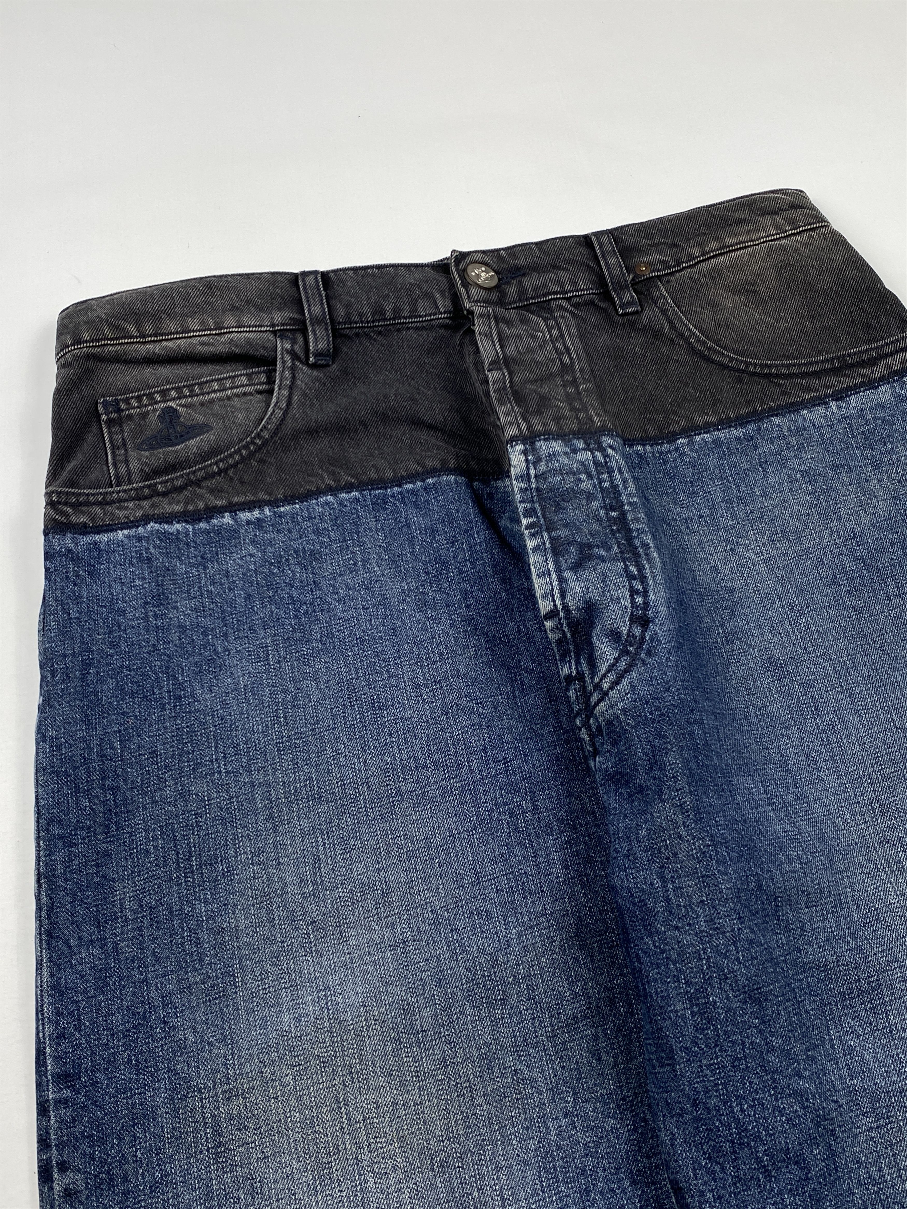 Vivienne Westwood Contrasting Waistband Denim Jeans Size US 32 / EU 48 - 5 Thumbnail