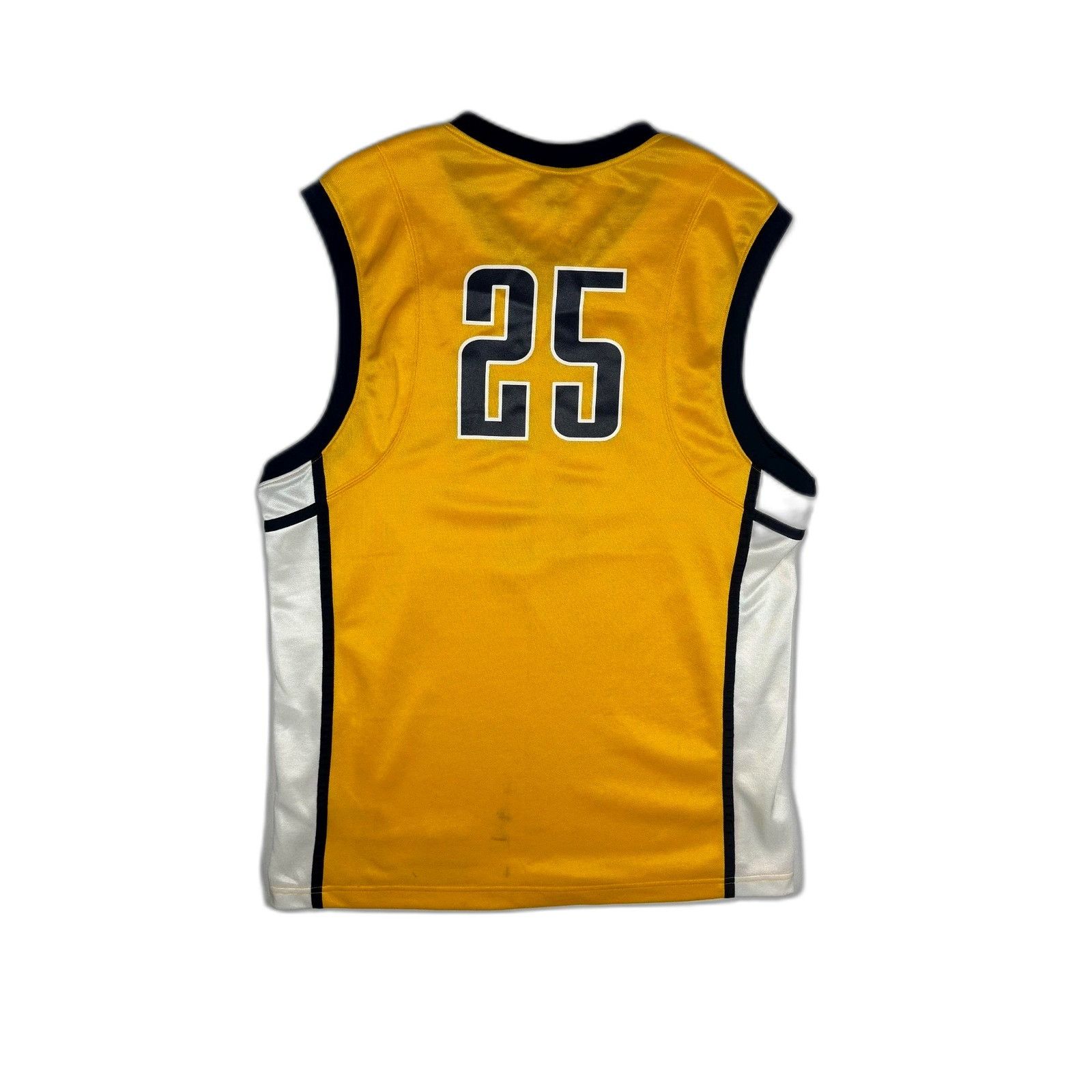 Vintage Jordan Cal Bears Basketball Jersey Mens Yellow #25 NCAA UC B Size US L / EU 52-54 / 3 - 5 Thumbnail