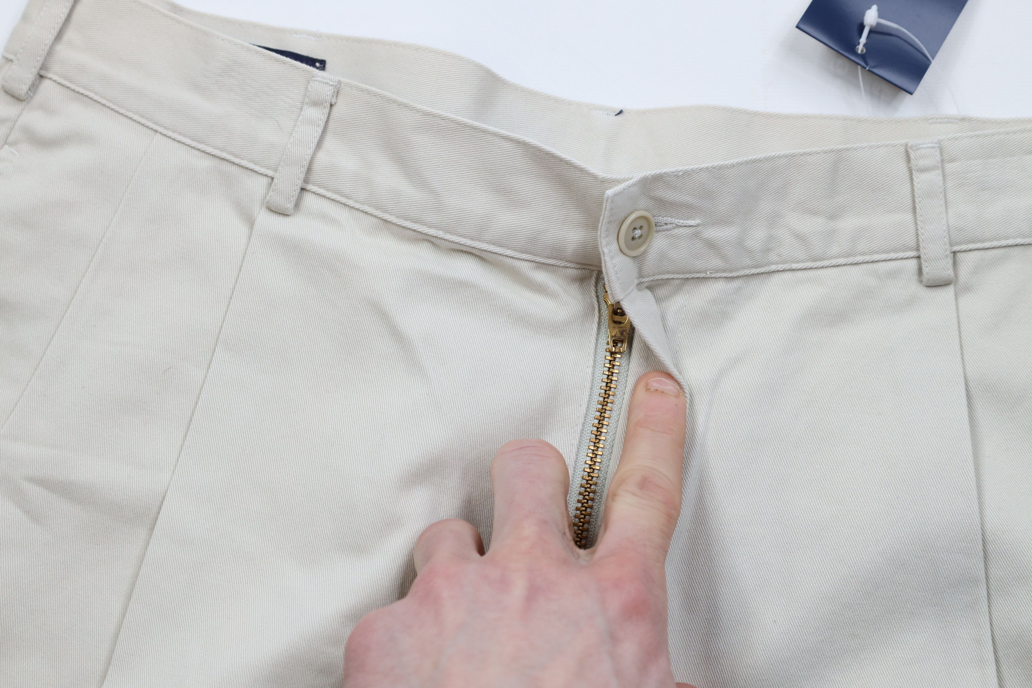 Lands' End Deadstock Vintage 90s Lands End Above Knee Chino Shorts Size US 34 / EU 50 - 5 Thumbnail