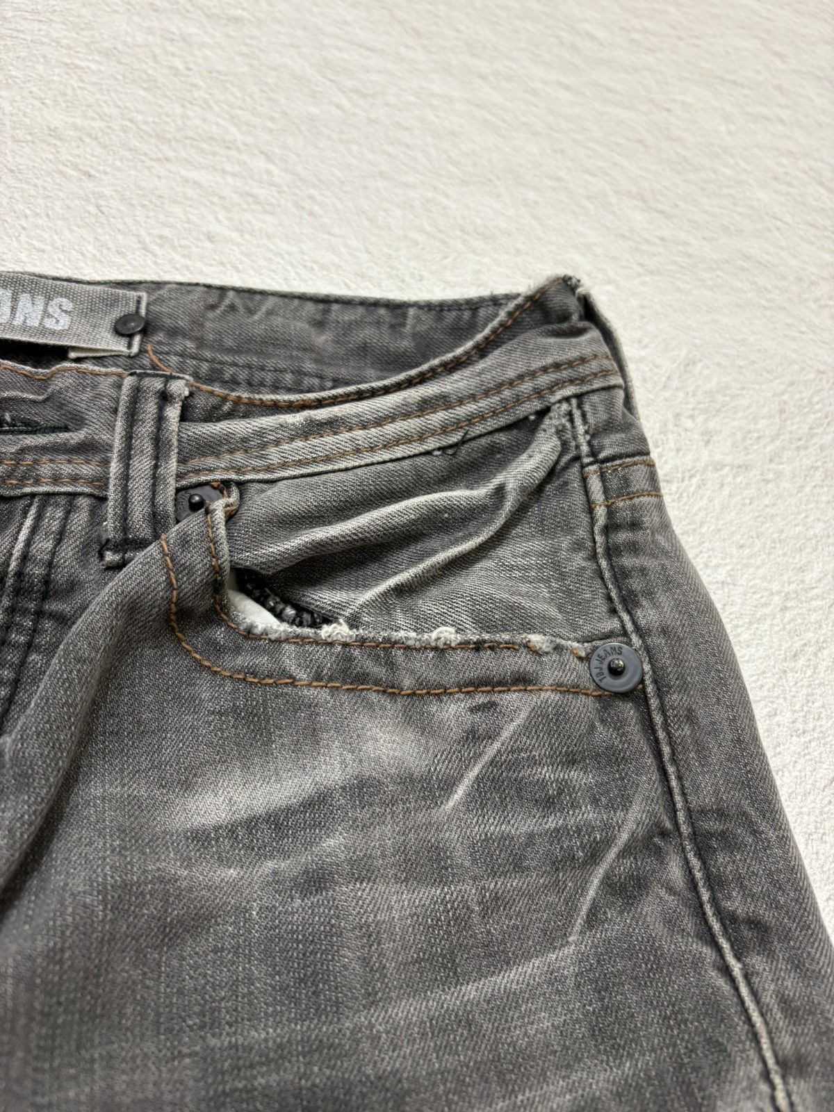 Hysteric Glamour 2000s TBJ japan Flared Smoke wash denim Y2k style Size US 26 / EU 42 - 6 Thumbnail