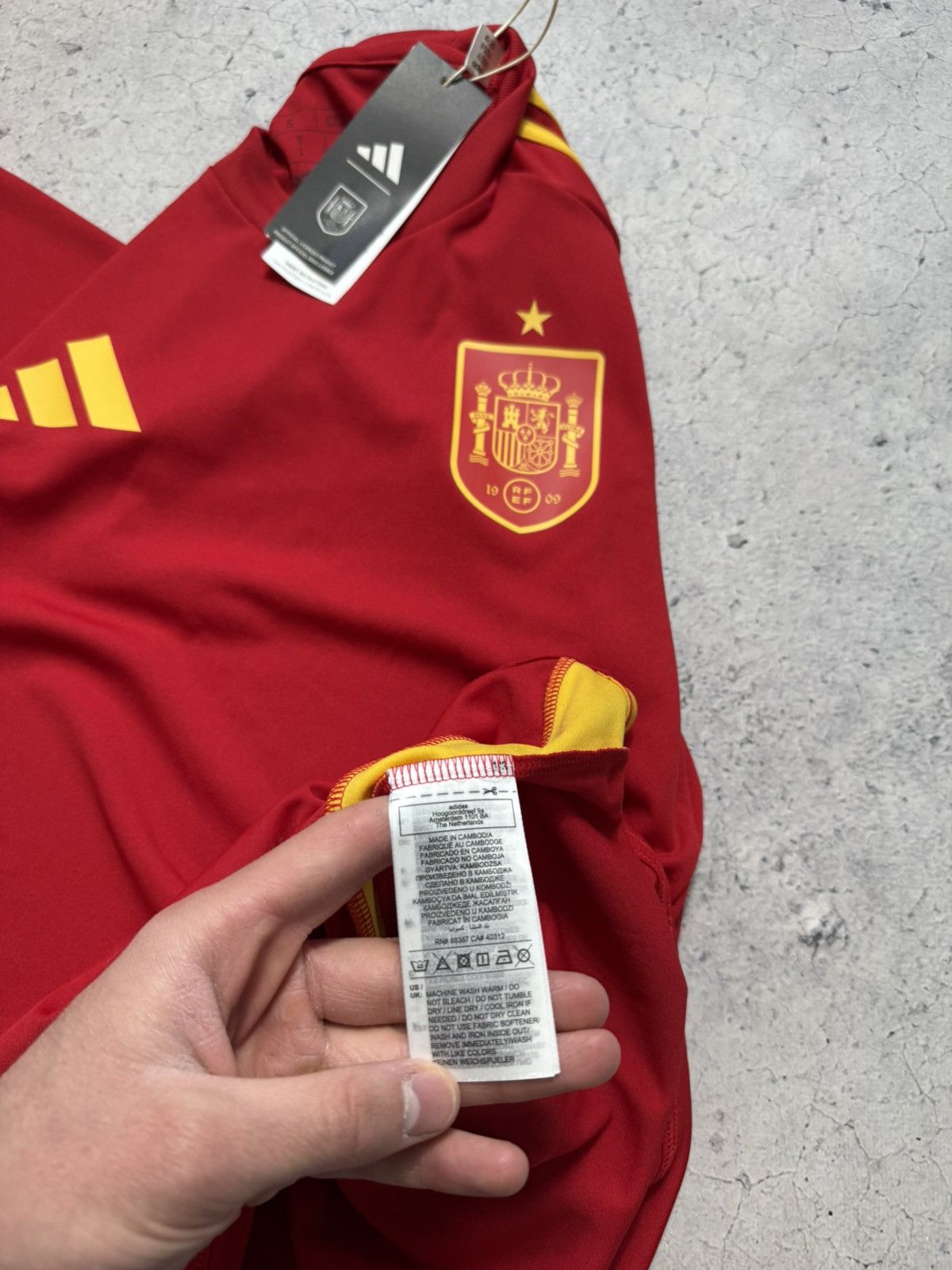 Adidas New Adidas Spain National Team 2024 Soccer Jersey Shirt Size US S / EU 44-46 / 1 - 10 Thumbnail