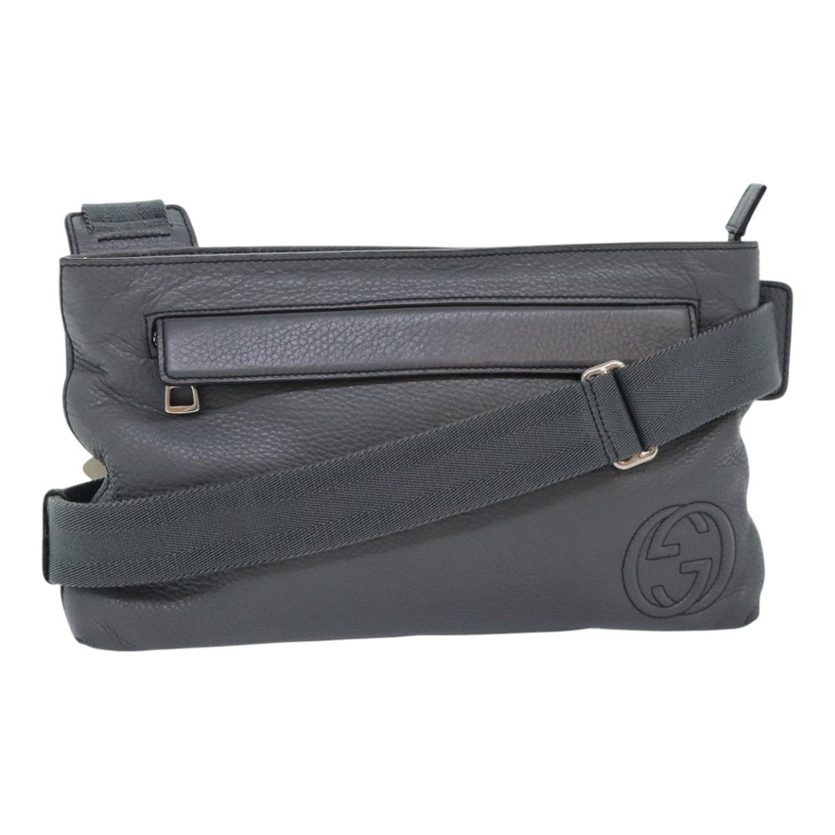 Gucci Soho Grey Leather Shoulder Bag (Pre-Owned) Size ONE SIZE - 1 Thumbnail