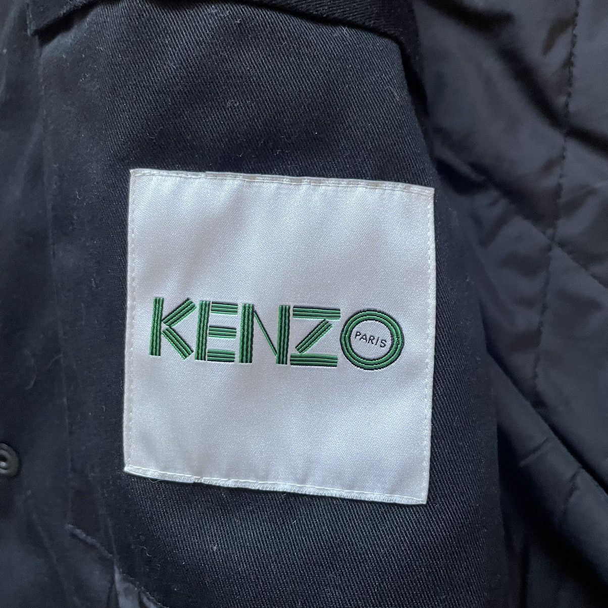 Kenzo Kenzo Paris Spell Out Black Coat Size US S / EU 44-46 / 1 - 8 Thumbnail