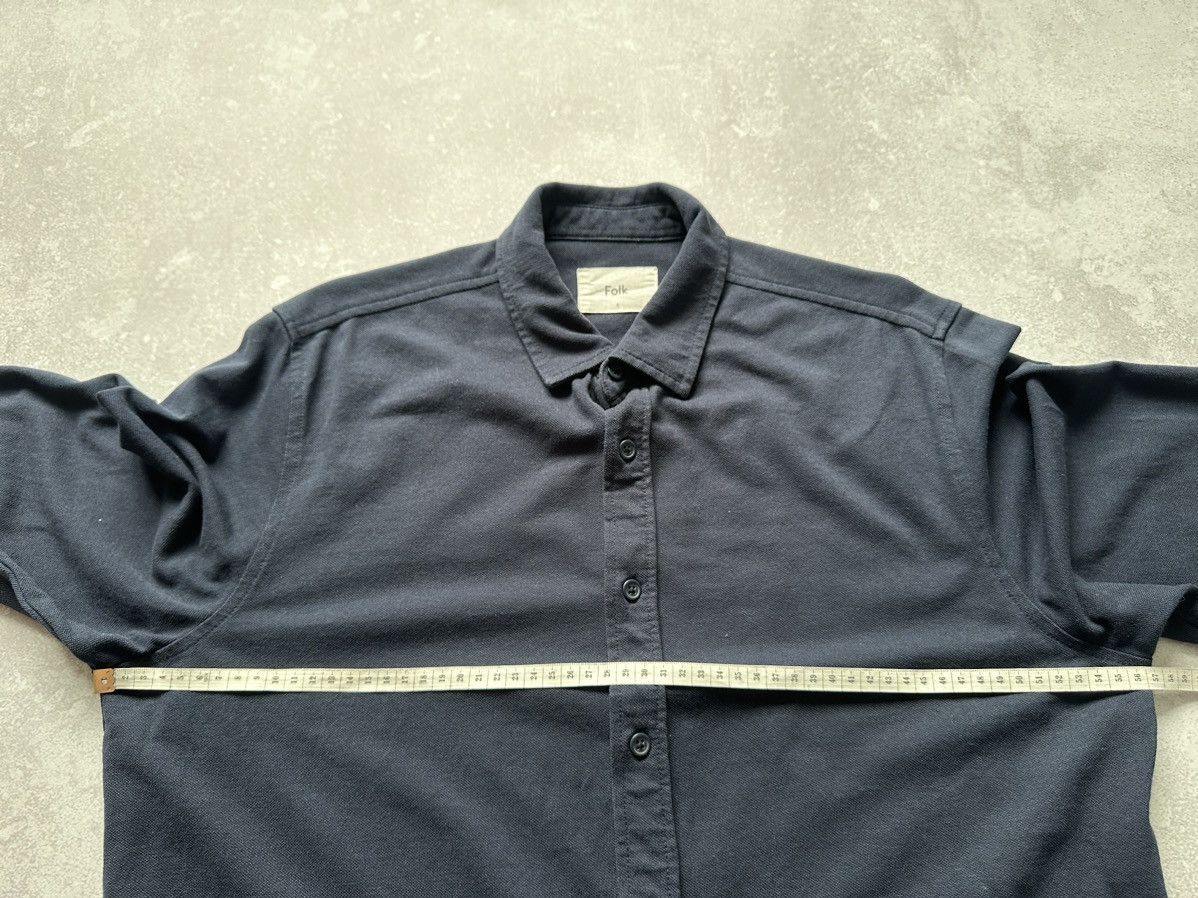 Folk Folk Navy Blue Cotton Shirt Mens Size 4 Size US L / EU 52-54 / 3 - 5 Thumbnail