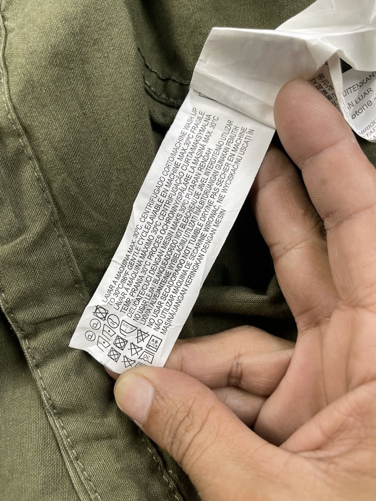 Pull & Bear Pull & Bear West Blue Big Logo Military Type Parka Size US L / EU 52-54 / 3 - 14 Thumbnail