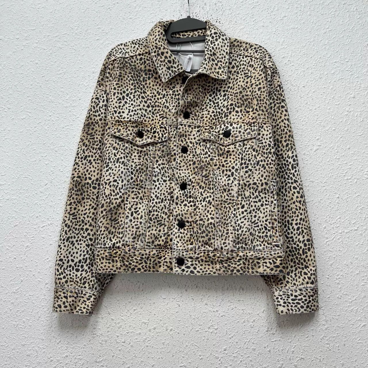 Alexander Wang Alexander Wang Leopard Print Denim Jacket XS 99 Size XS / US 0-2 / IT 36-38 - 1 Thumbnail