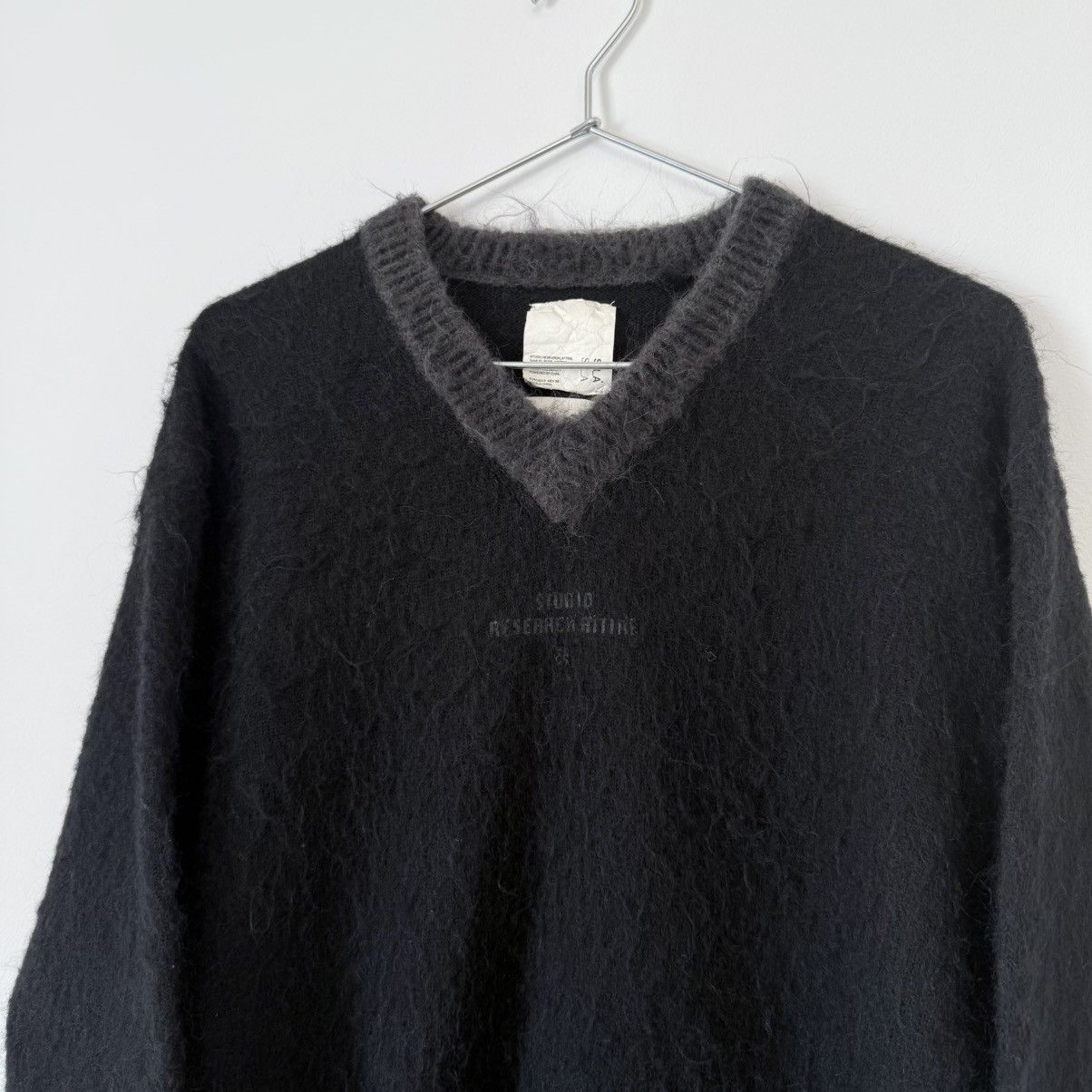 Samuel Ross Zara x Samuel Ross SR_A Shaggy Contrast Wool Blend Sweater Size US S / EU 44-46 / 1 - 3 Thumbnail