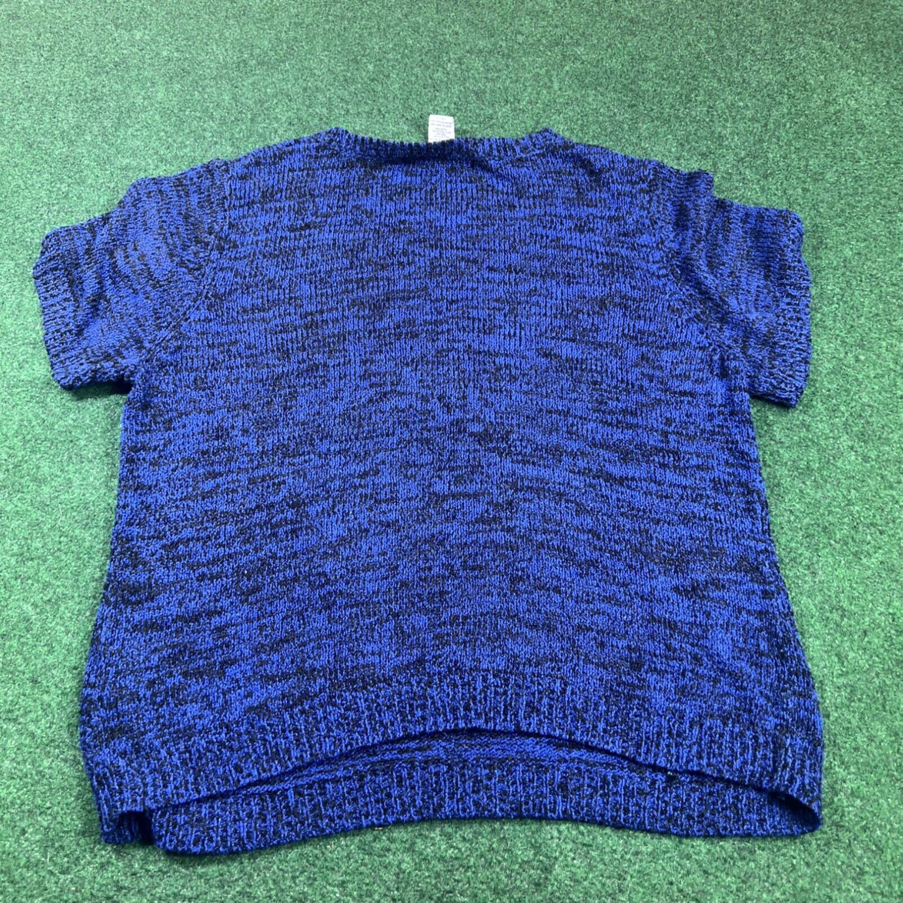 Vintage Prophecy Womens Top Sz XL Blue Black Short Sleeve T Shirt Size XL / US 12-14 / IT 48-50 - 7 Thumbnail