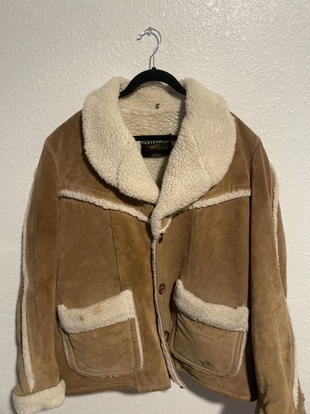 Sears Sears Vintage Western Wear Overcoat Suede Size US XL / EU 56 / 4 - 1 Thumbnail
