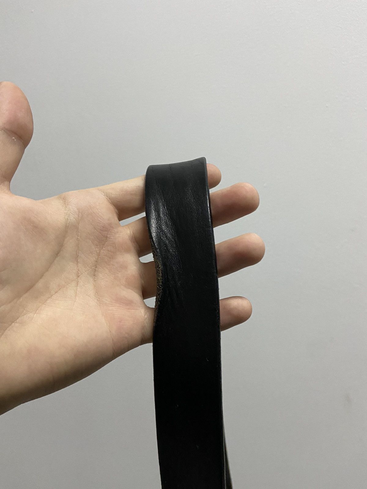 Vintage Euro metal belt leather vintage Size ONE SIZE - 8 Thumbnail