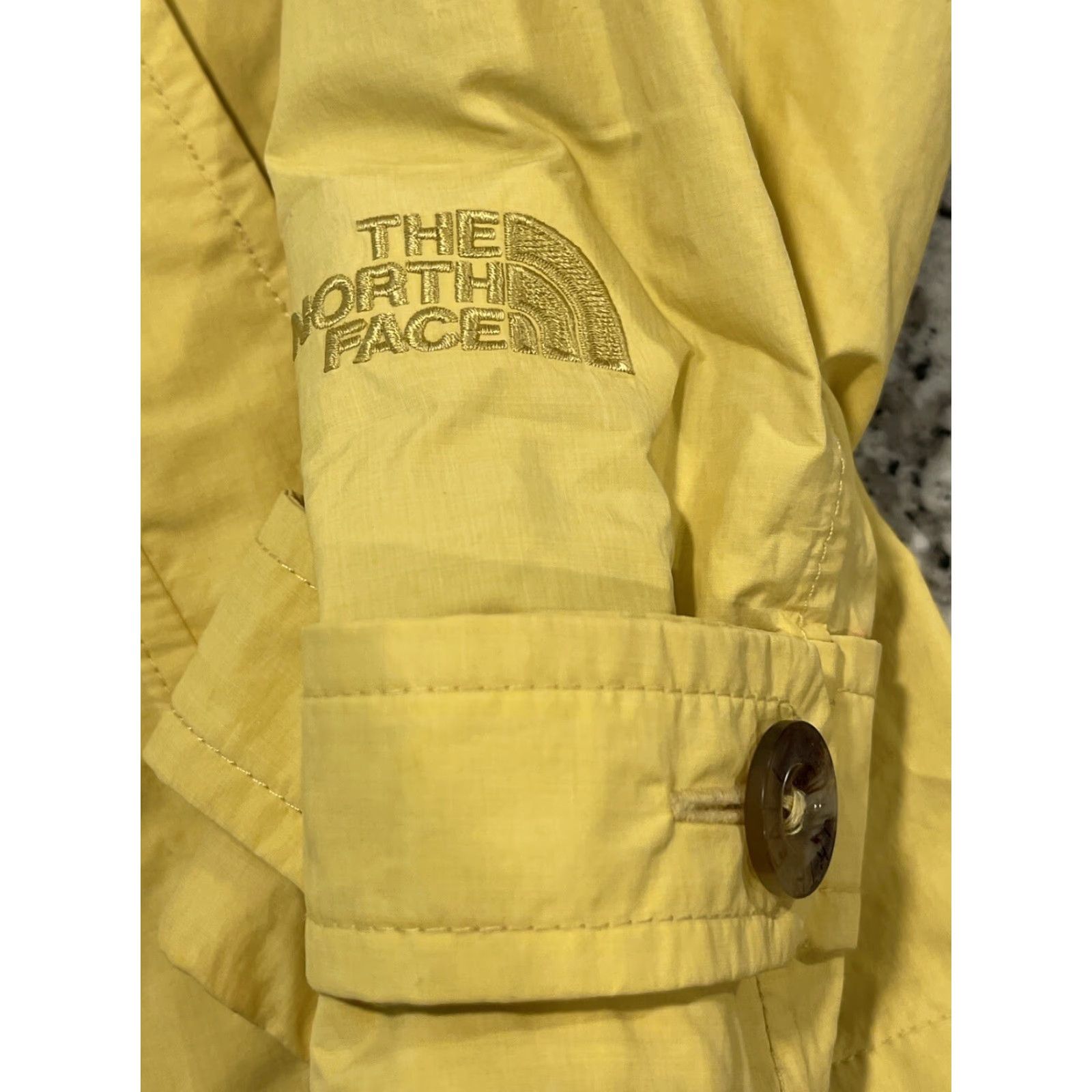 The North Face The North Face Womens Jacket Pea Coat Solid Yellow HyVent Button Front Zip Mid-Length Regular M) Size M / US 6-8 / IT 42-44 - 3 Thumbnail
