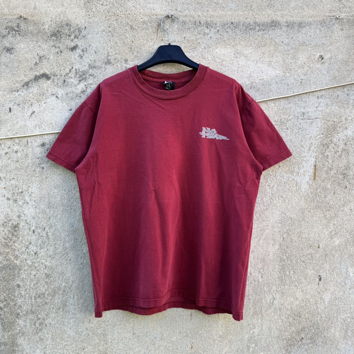 No Fear Vintage No Fear Red Washed Tee Made in USA Y2K jnco swag 90s Size US M / EU 48-50 / 2 - 1 Thumbnail