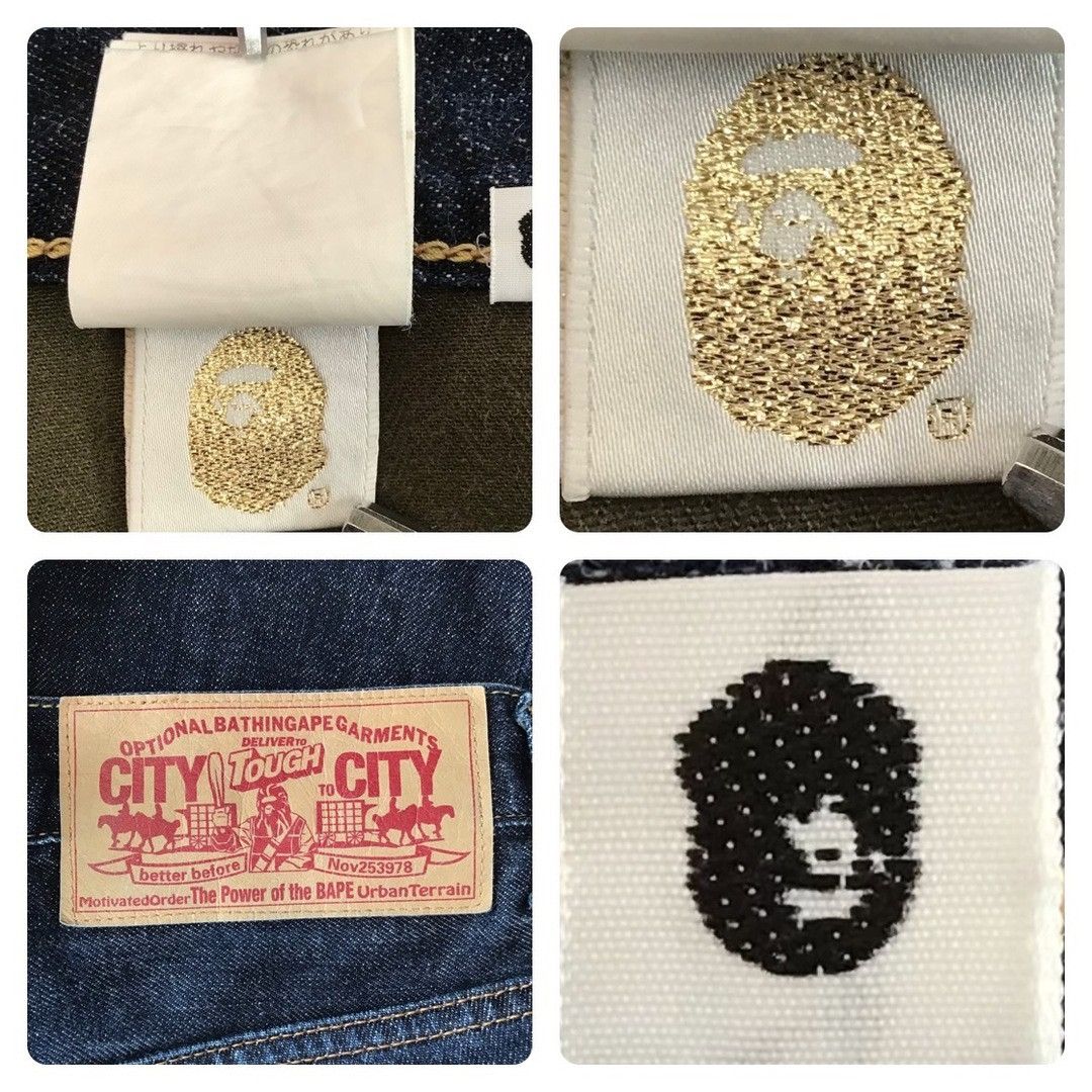 Bape BAPE STA Embroidery Denim Shorts a bathing ape NIGO ★size S Size US 30 / EU 46 - 10 Thumbnail