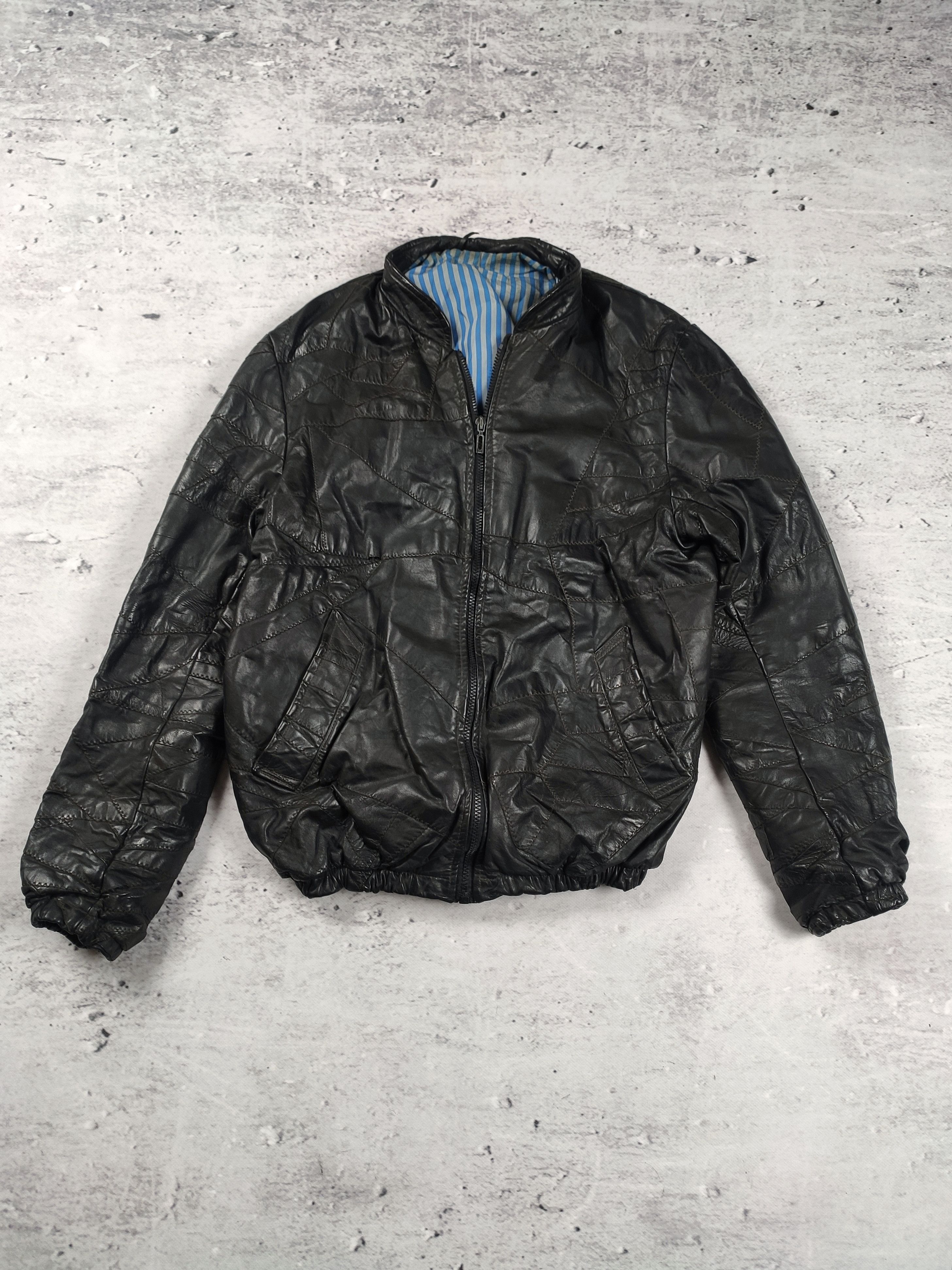 Japanese Brand × Vintage Black Leather Jacket Opium | Grailed