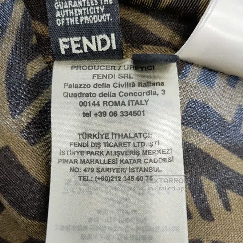 Other Fendi size 39 Double F all-over print short-sleeve shirt T- Size M / US 6-8 / IT 42-44 - 5 Thumbnail