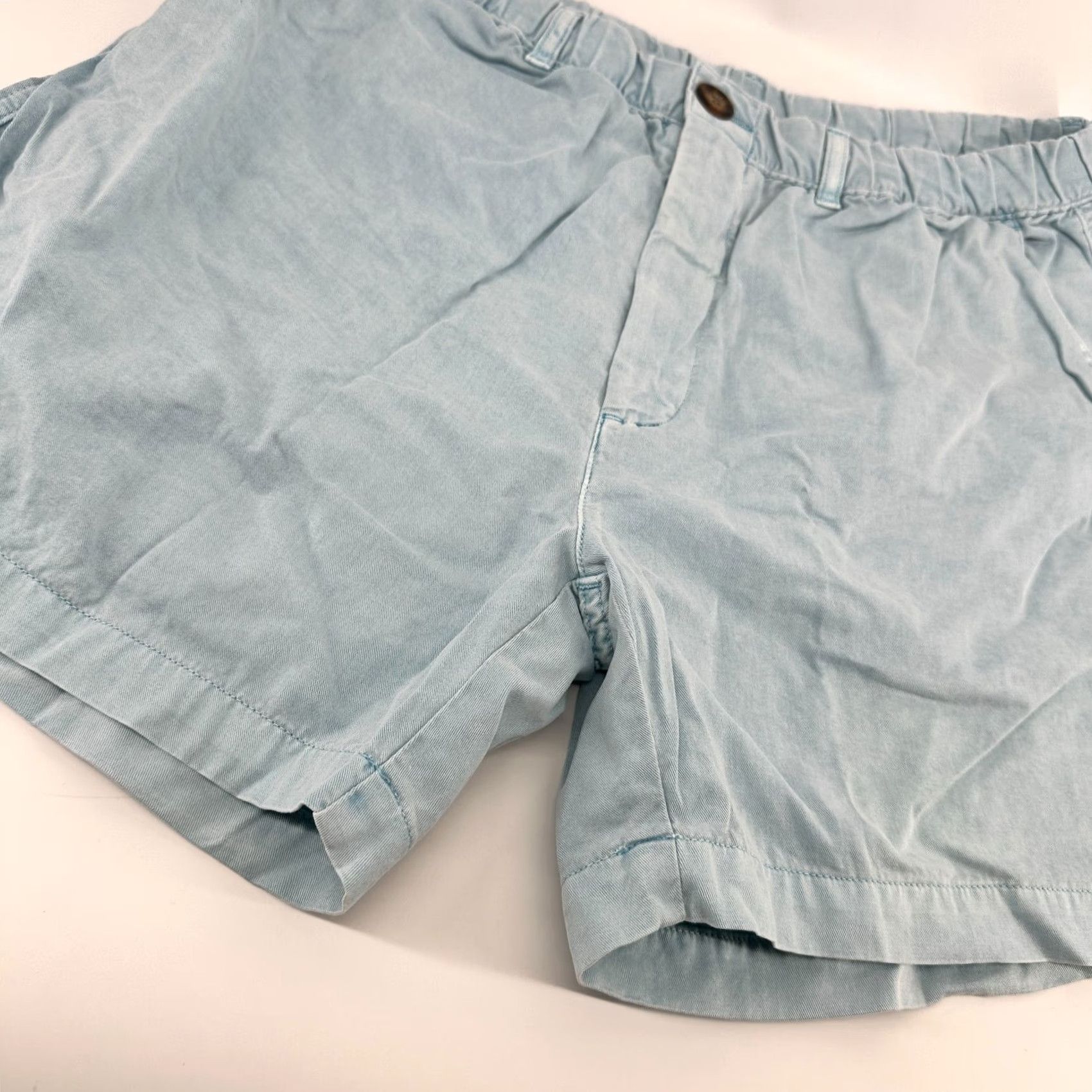 Chubbies Chubbies Chino Shorts Blue Women's Large Cotton Slash Pockets Stretch Regular Fit Casual Travel Summer, Fall, Spring Mens? Womens Size 36" / US 14 / IT 50 - 5 Thumbnail