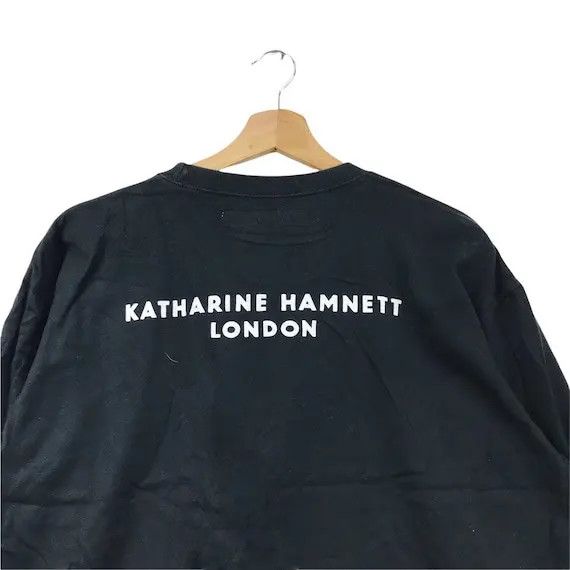Katharine Hamnett London Vtg KATHARINE HAMNETT LONDON Tee Shirt Long Sleeve Pullover Size M / US 6-8 / IT 42-44 - 6 Thumbnail
