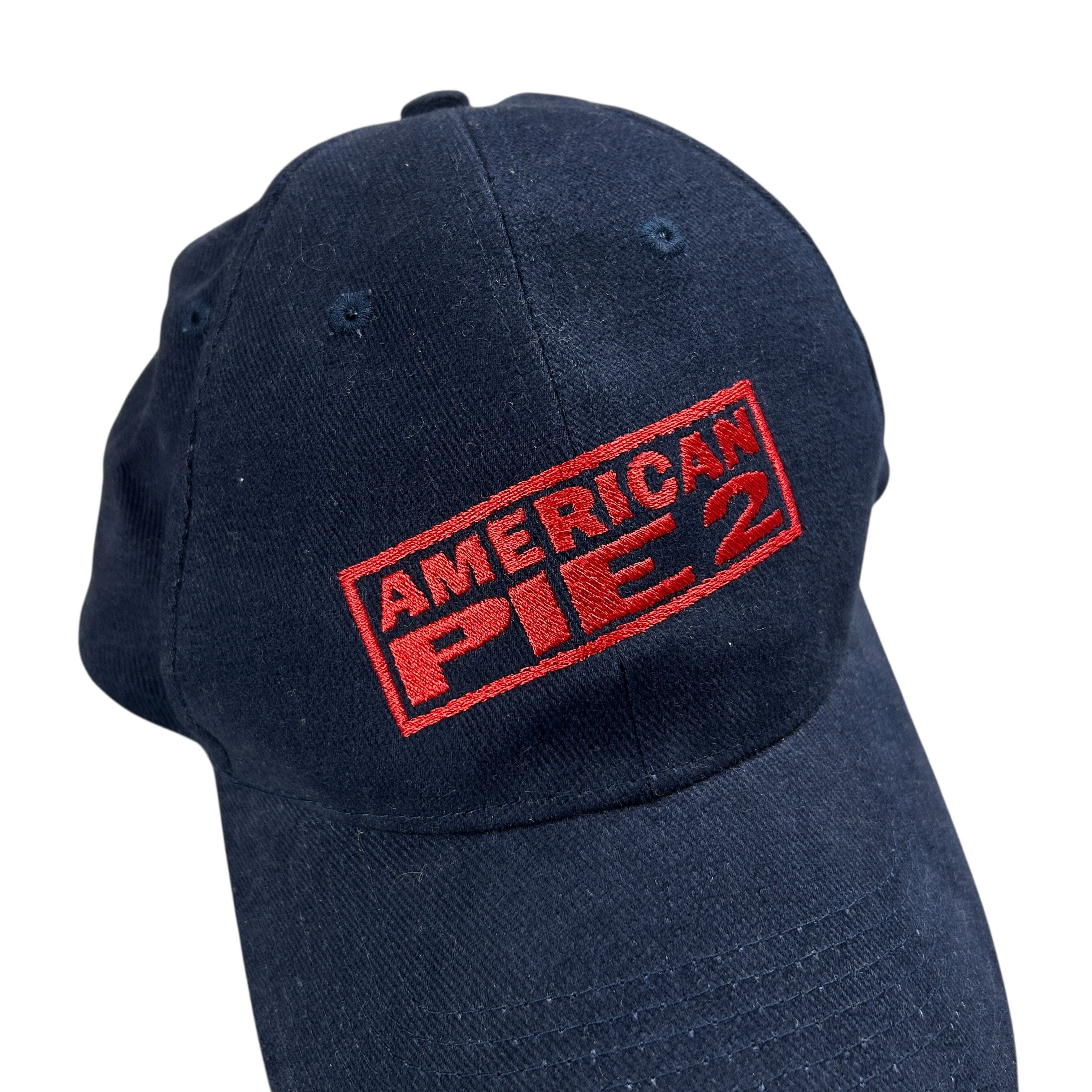 Universal Studios American Pie 2 2001 Vintage Blue Cotton Hat Strap Back Size ONE SIZE - 2 Thumbnail