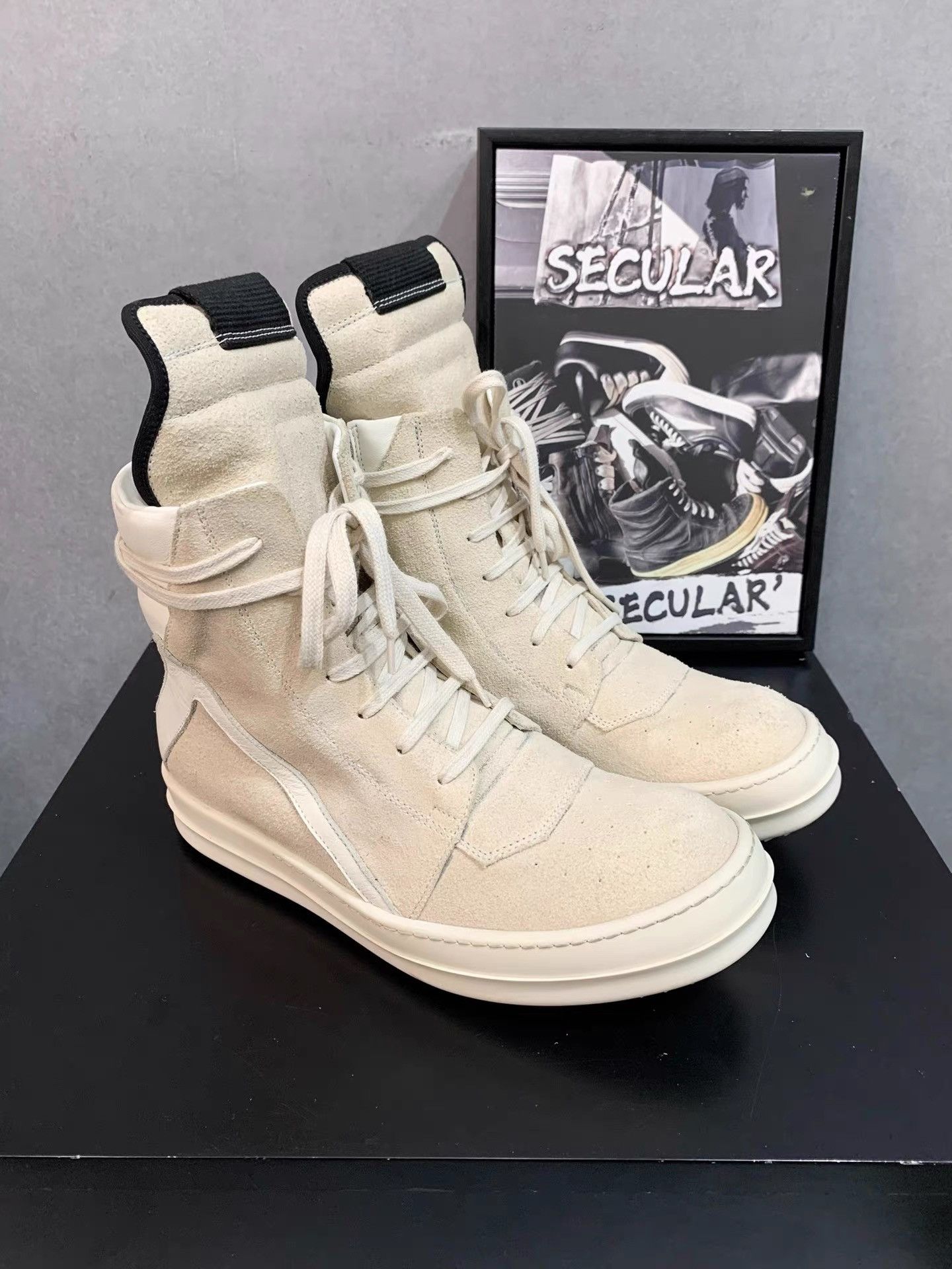Rick Owens Rick Owens Wheat Color Inverted Triangle Shoes K34 Size US 8 / IT 38 - 3 Thumbnail