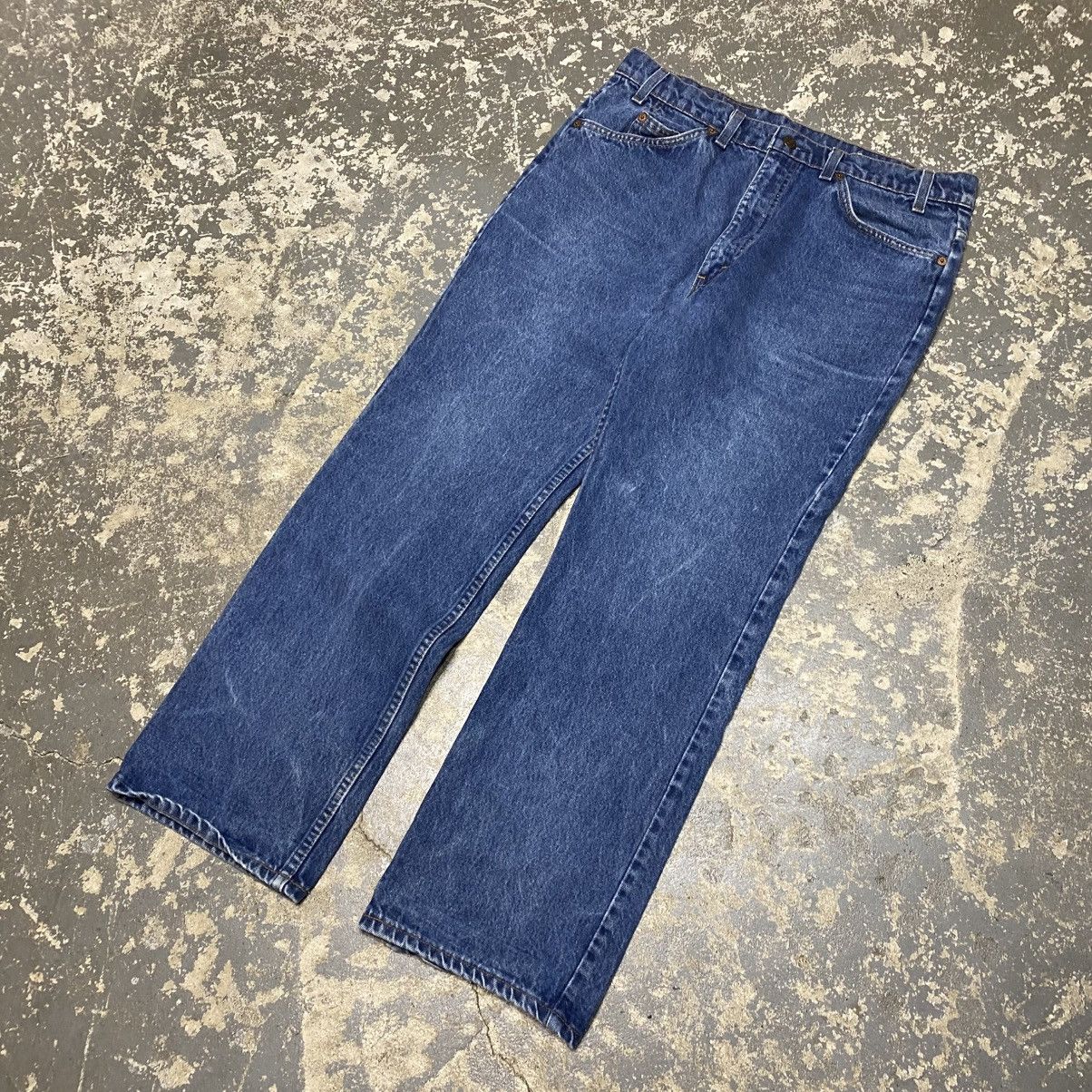 Levi's × Vintage Vintage Levi’s 517 Boot Cut Blue Denim Jeans USA 80s Size US 34 / EU 50 - 7 Thumbnail
