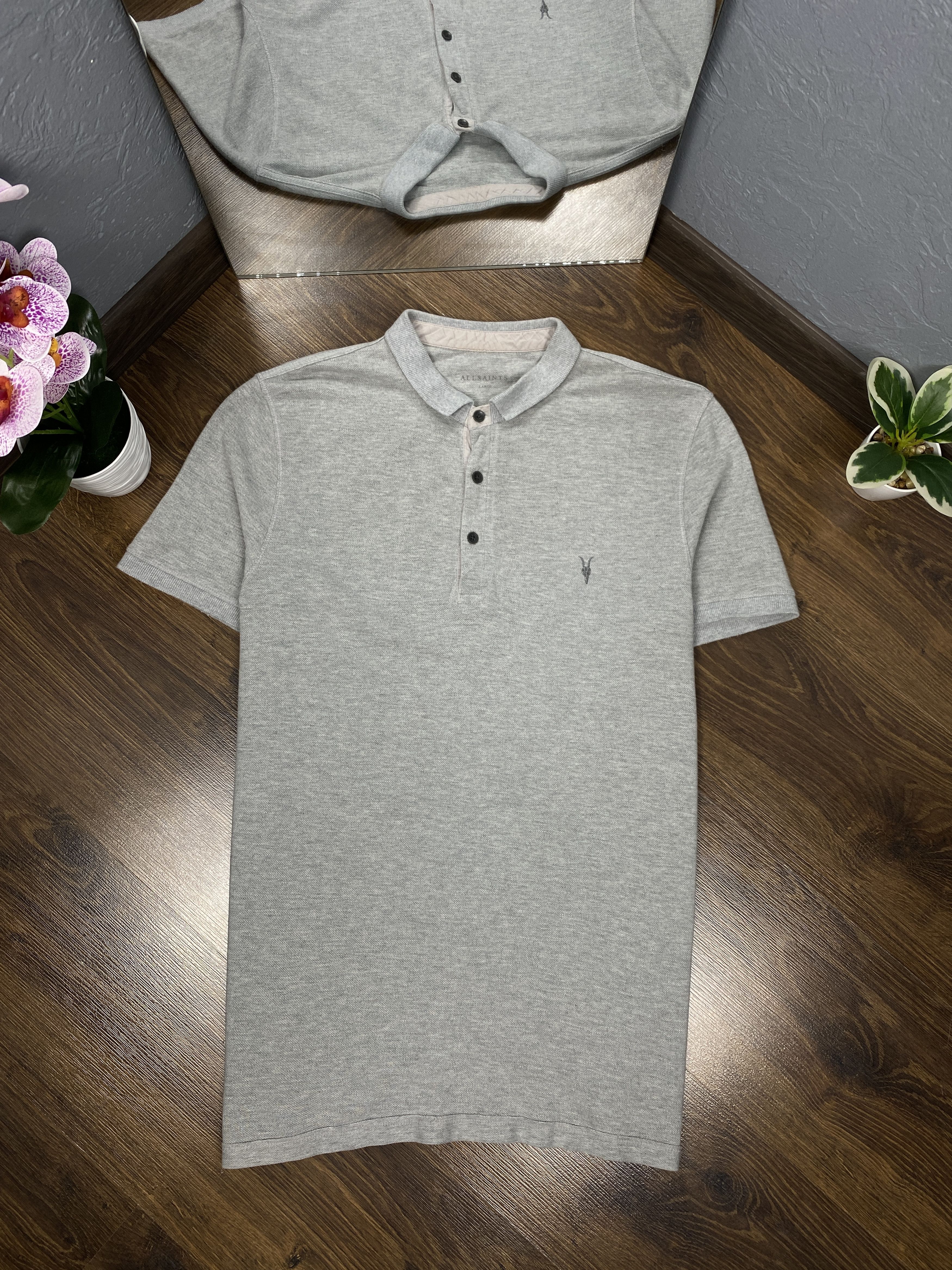 Allsaints Allsaints Mens Small Logo Polo Shirt Size L Size US L / EU 52-54 / 3 - 1 Thumbnail